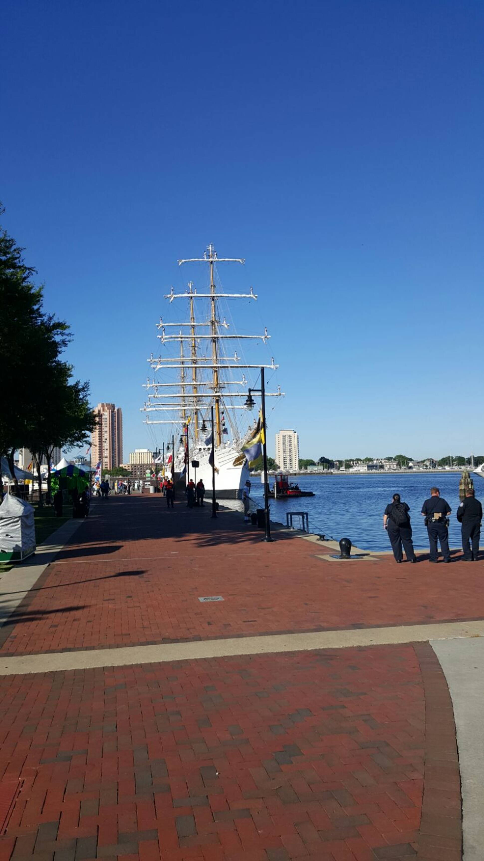 La Fragata Libertad arribó al puerto de Norfolk, en Estados Unidos