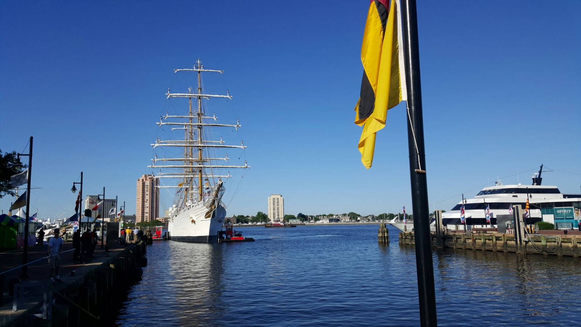 La Fragata Libertad arribó al puerto de Norfolk, en Estados Unidos