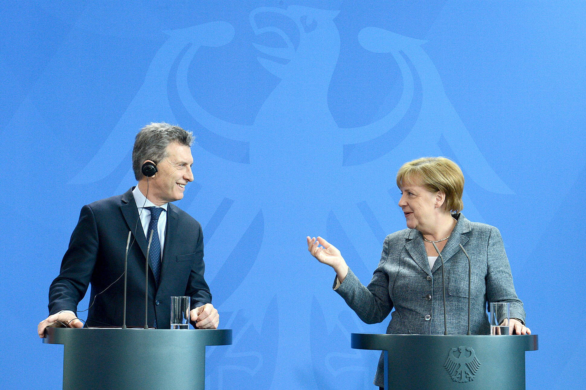 Mauricio Macri se reunió en Berlín con la canciller Angela Merkel y el presidente Joachim Gauck