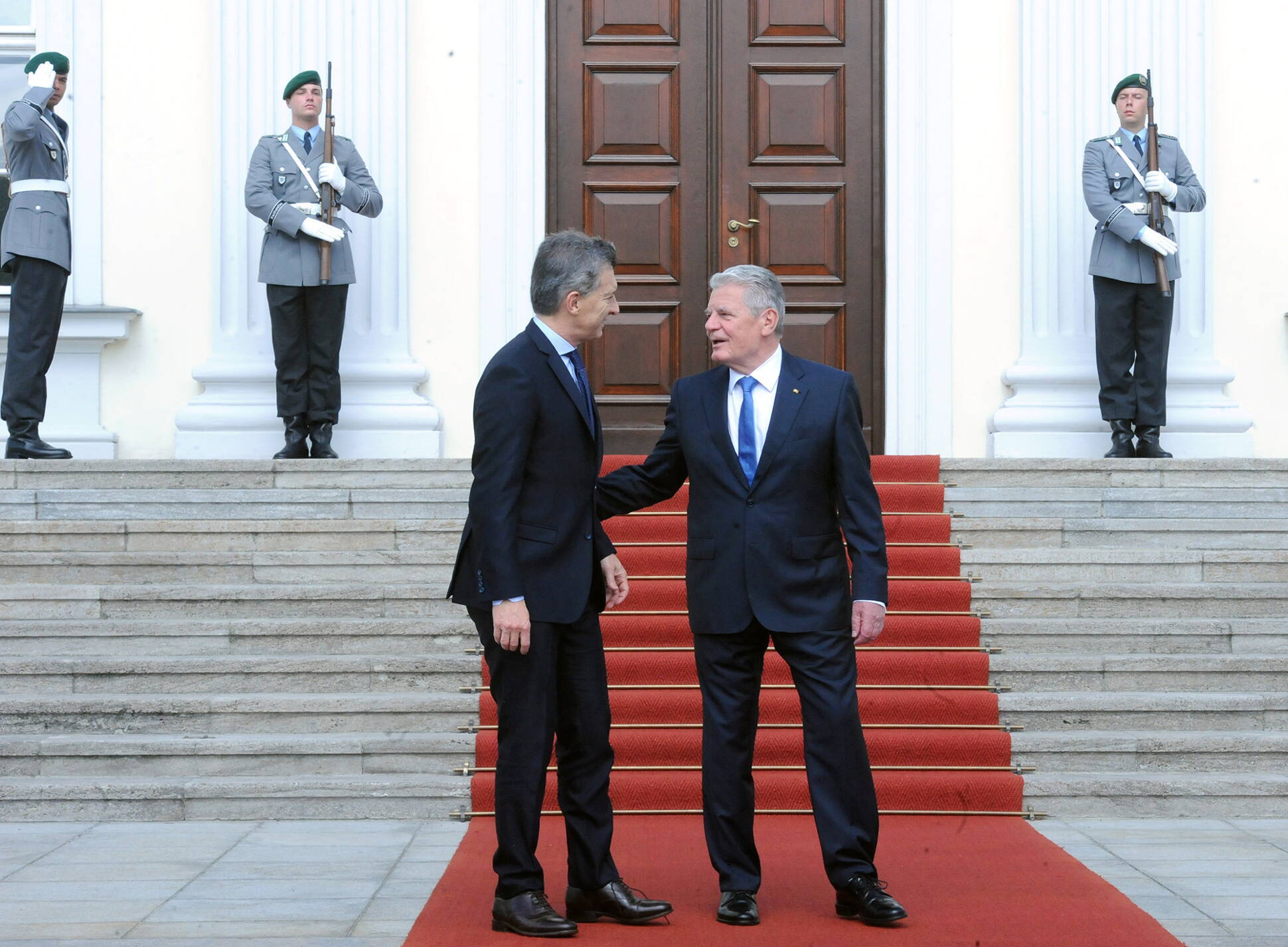 Mauricio Macri se reunió en Berlín con la canciller Angela Merkel y el presidente Joachim Gauck