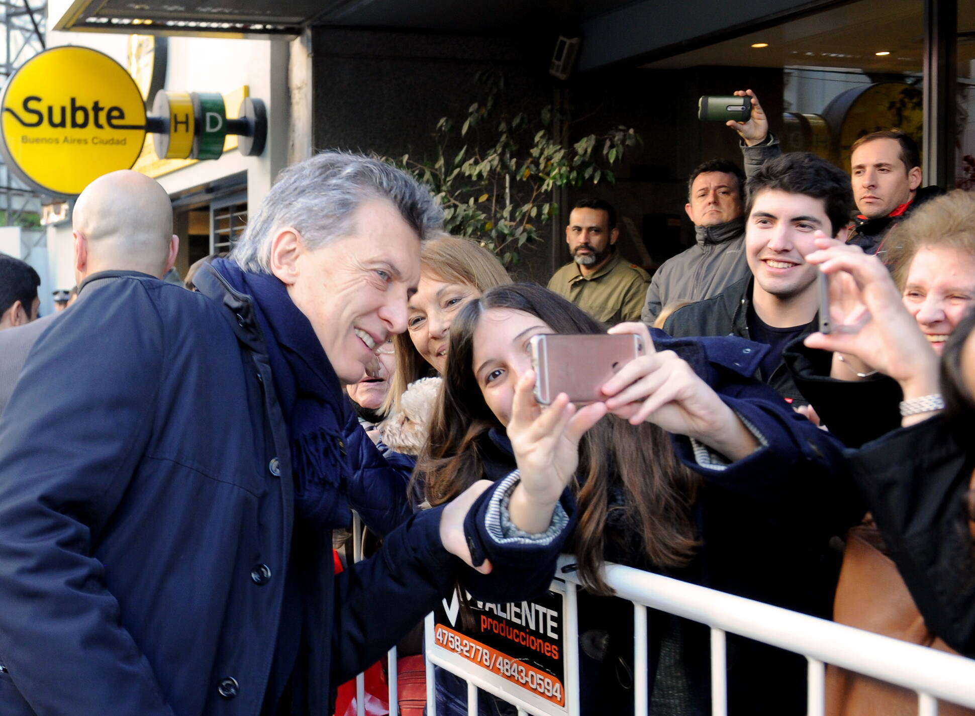 El Presidente inauguró la estación Santa Fe de la línea H del subte