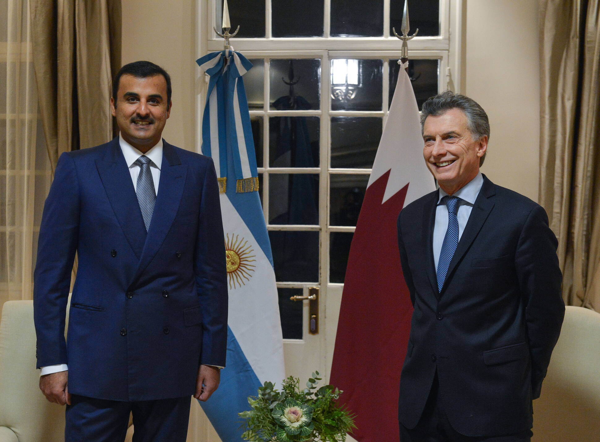 El presidente Macri recibió al Emir de Qatar y acordaron dinamizar la relación bilateral