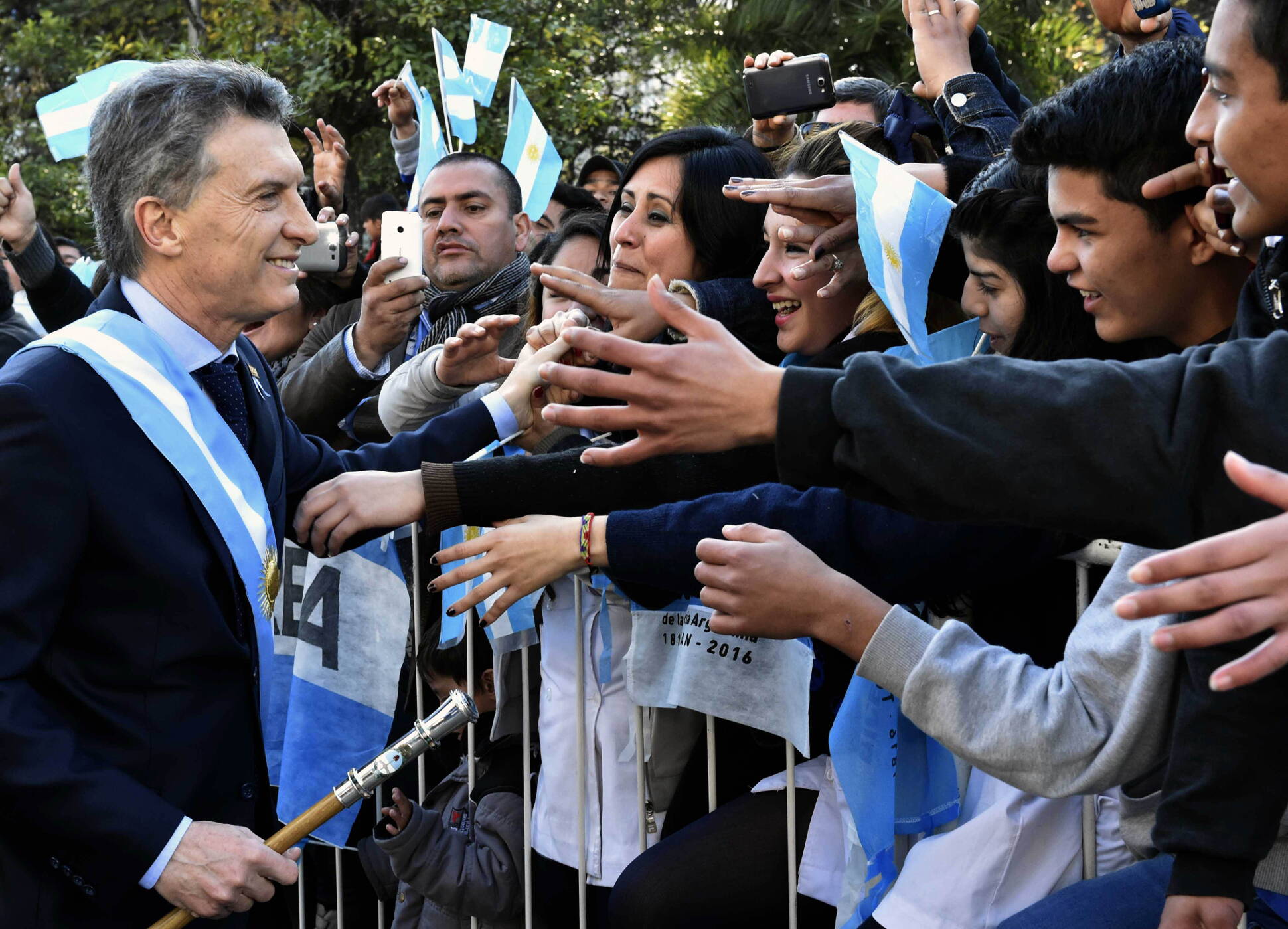 El presidente Macri, en los festejos por el Bicentenario de la Independencia: Es juntos y con la verdad