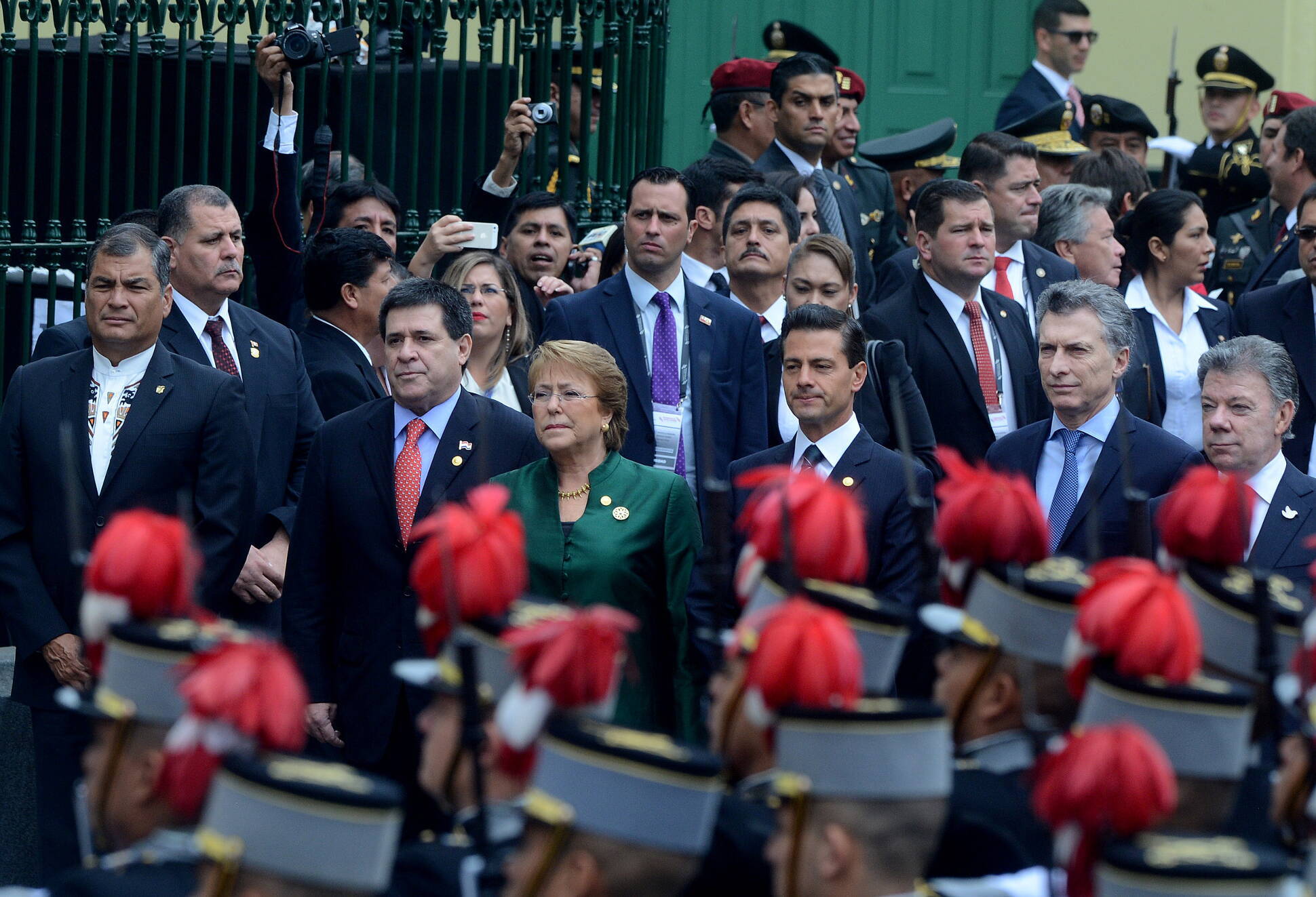 Mauricio Macri asistió a los actos de asunción del presidente de Perú