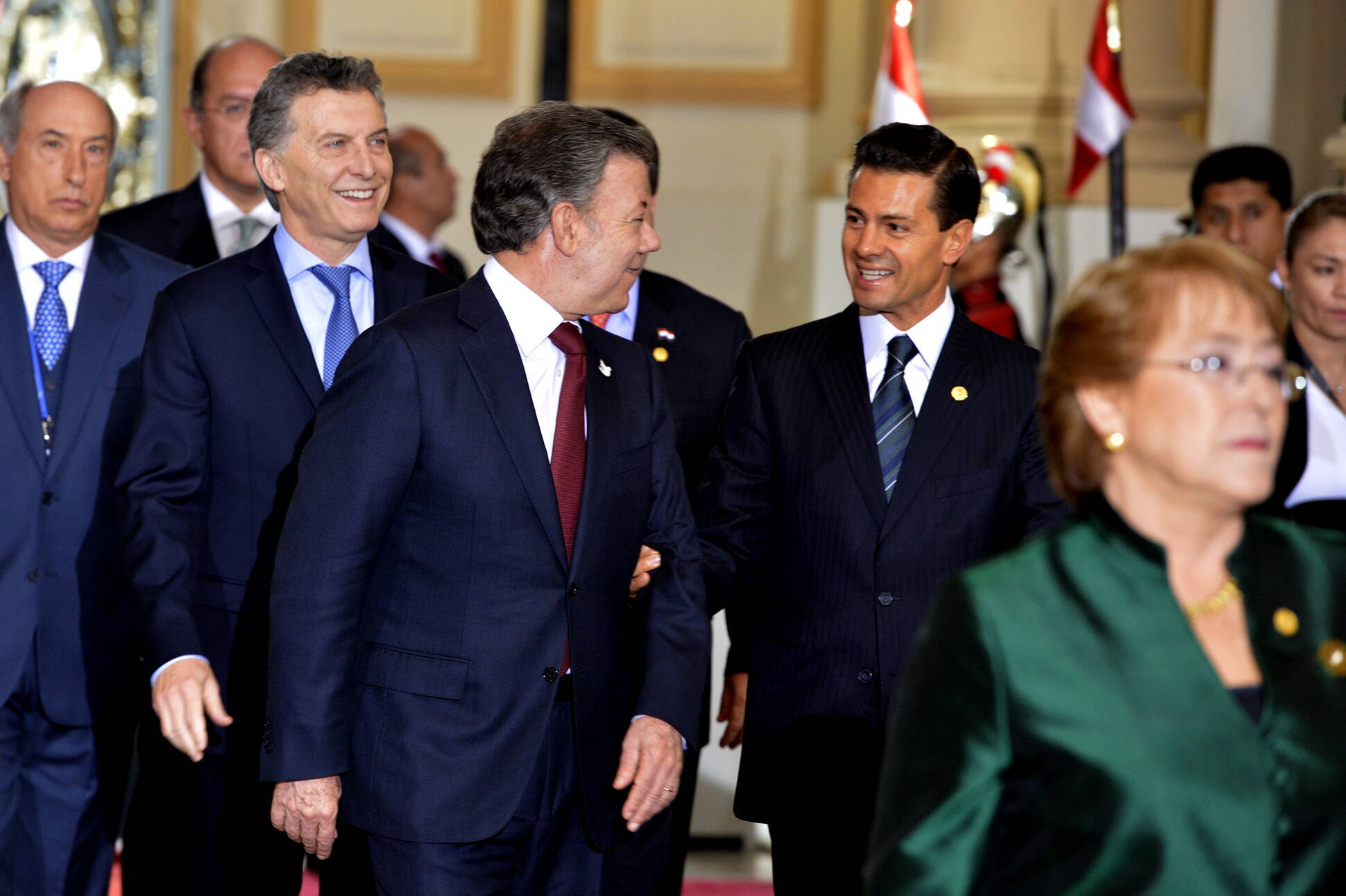Mauricio Macri asistió a los actos de asunción del presidente de Perú