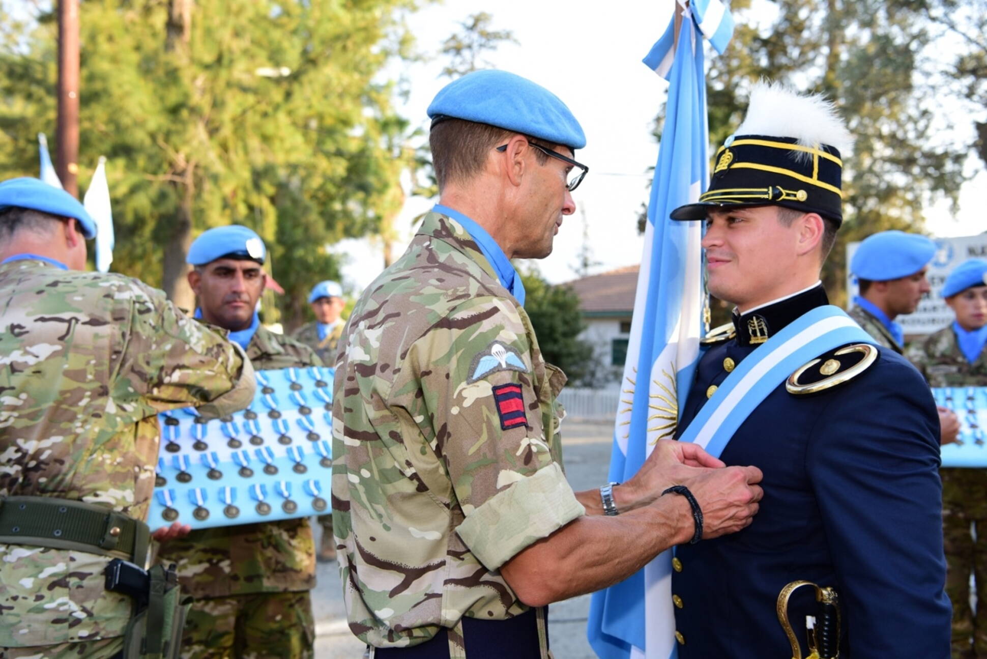 La ONU condecoró a Cascos Azules argentinos que participaron en la misión de paz en Chipre   