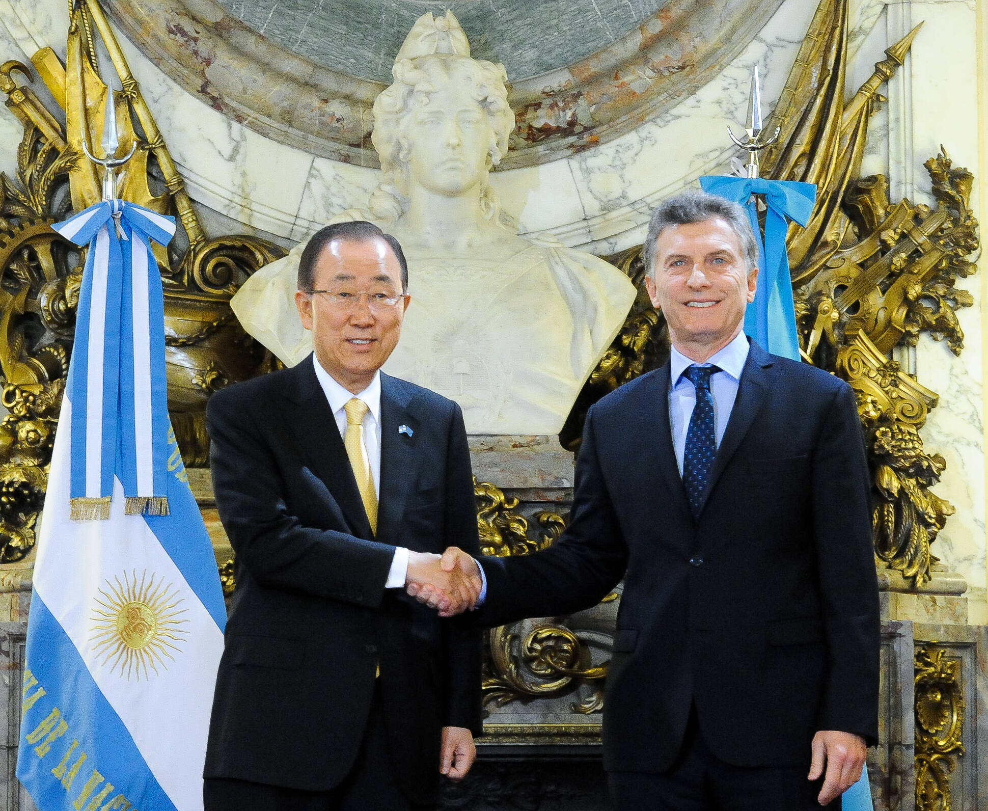 El presidente Macri recibió al secretario General de la ONU