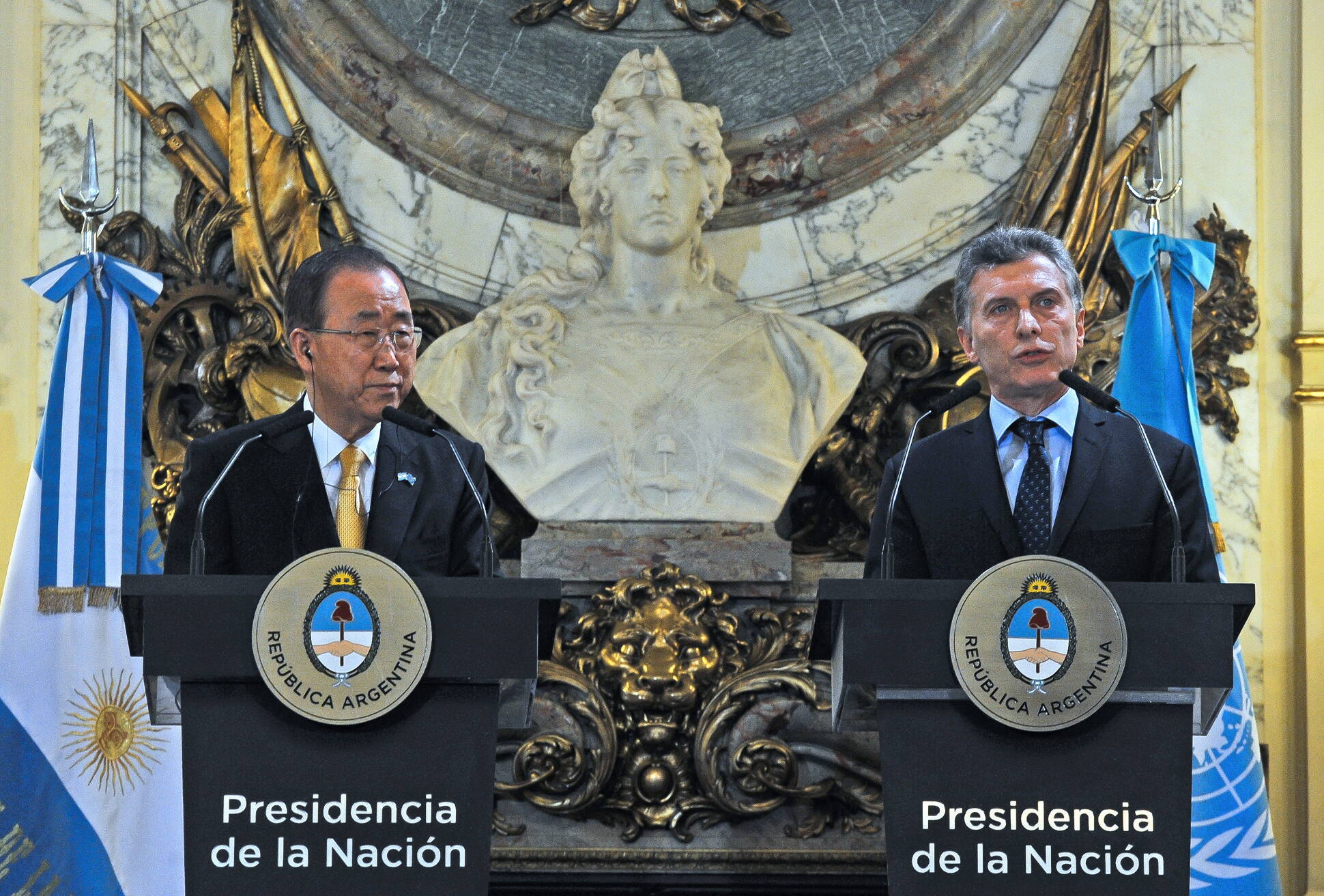 El presidente Macri recibió al secretario General de la ONU