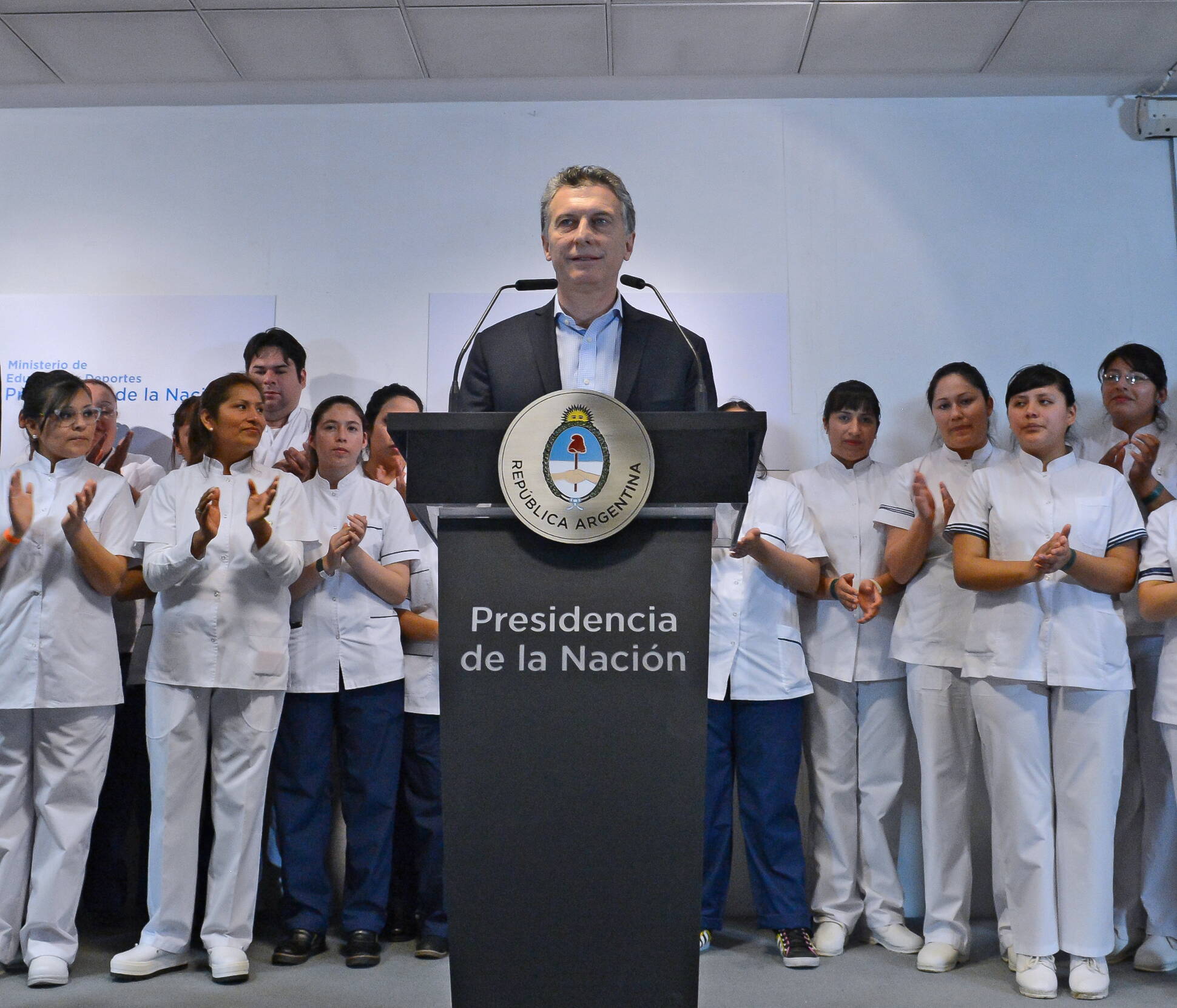 Macri presentó el Programa Nacional de Formación de Enfermería