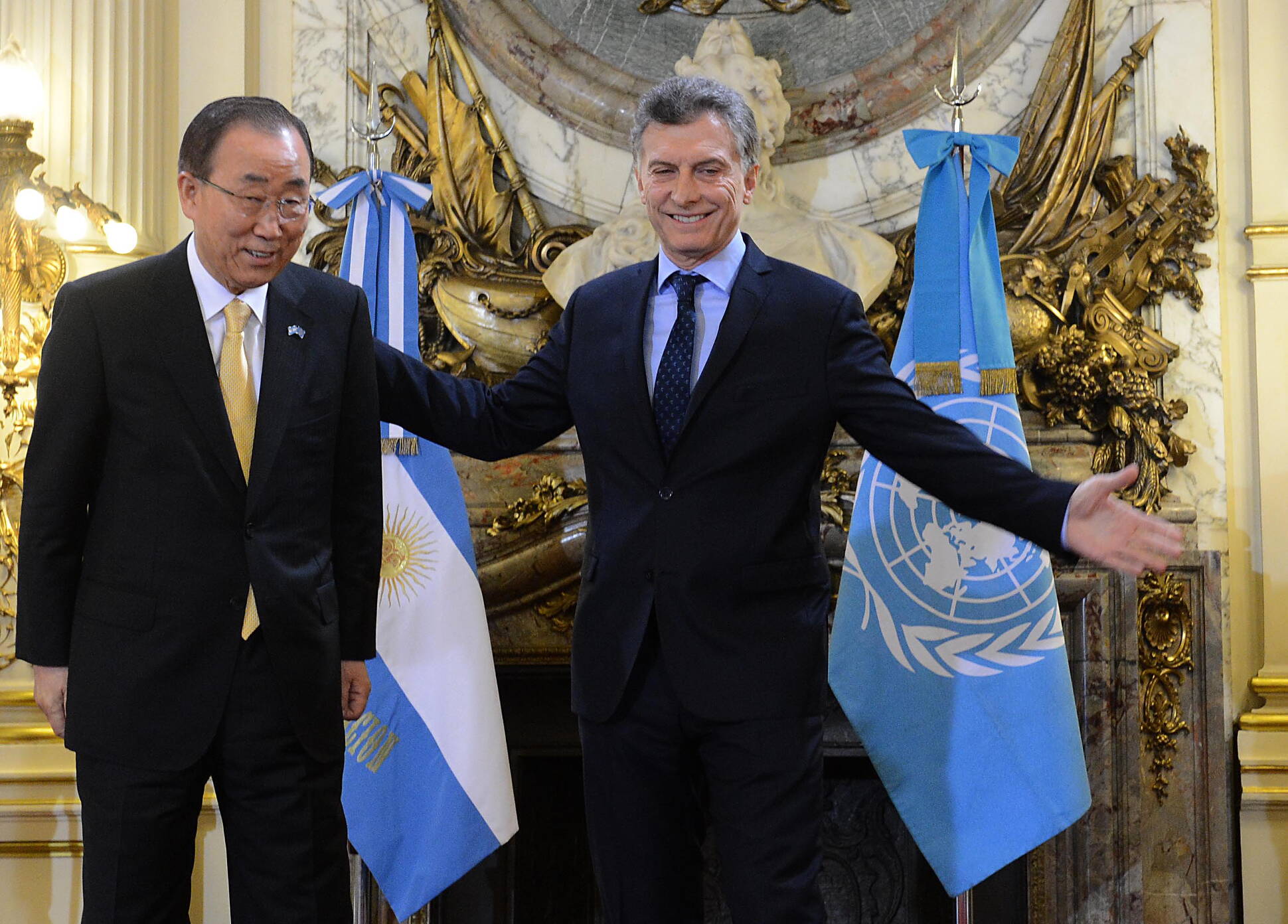 El presidente Macri recibió al secretario General de la ONU