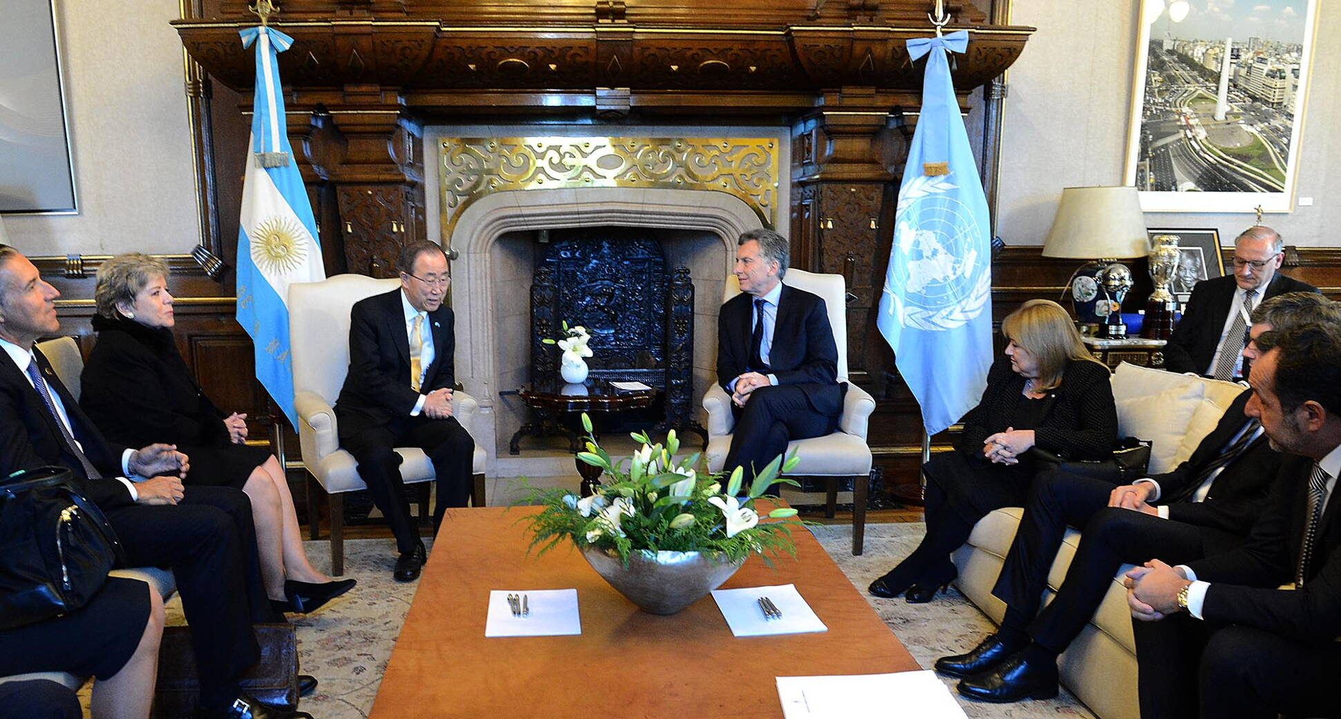 El presidente Macri recibió al secretario General de la ONU