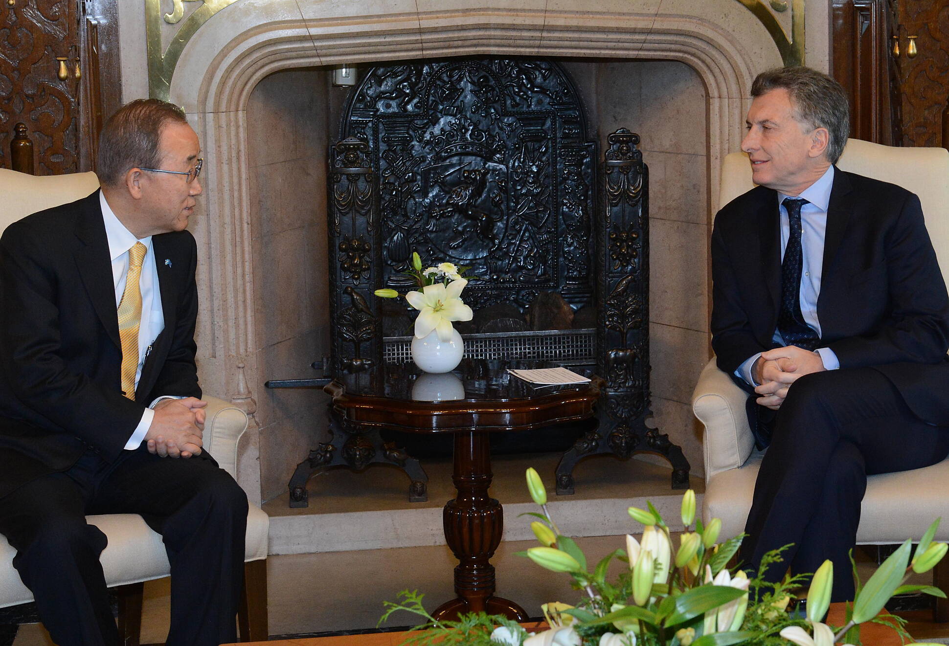 El presidente Macri recibió al secretario General de la ONU