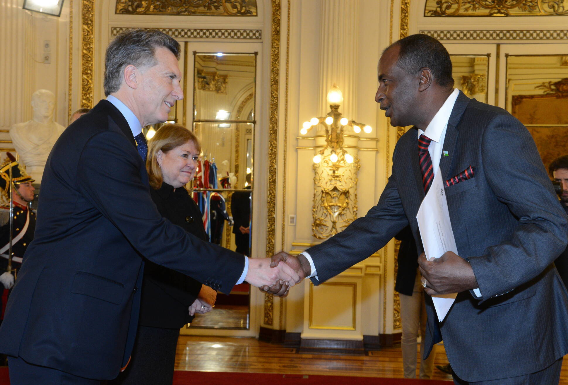 El presidente Macri recibió las cartas credenciales de nueve embajadores