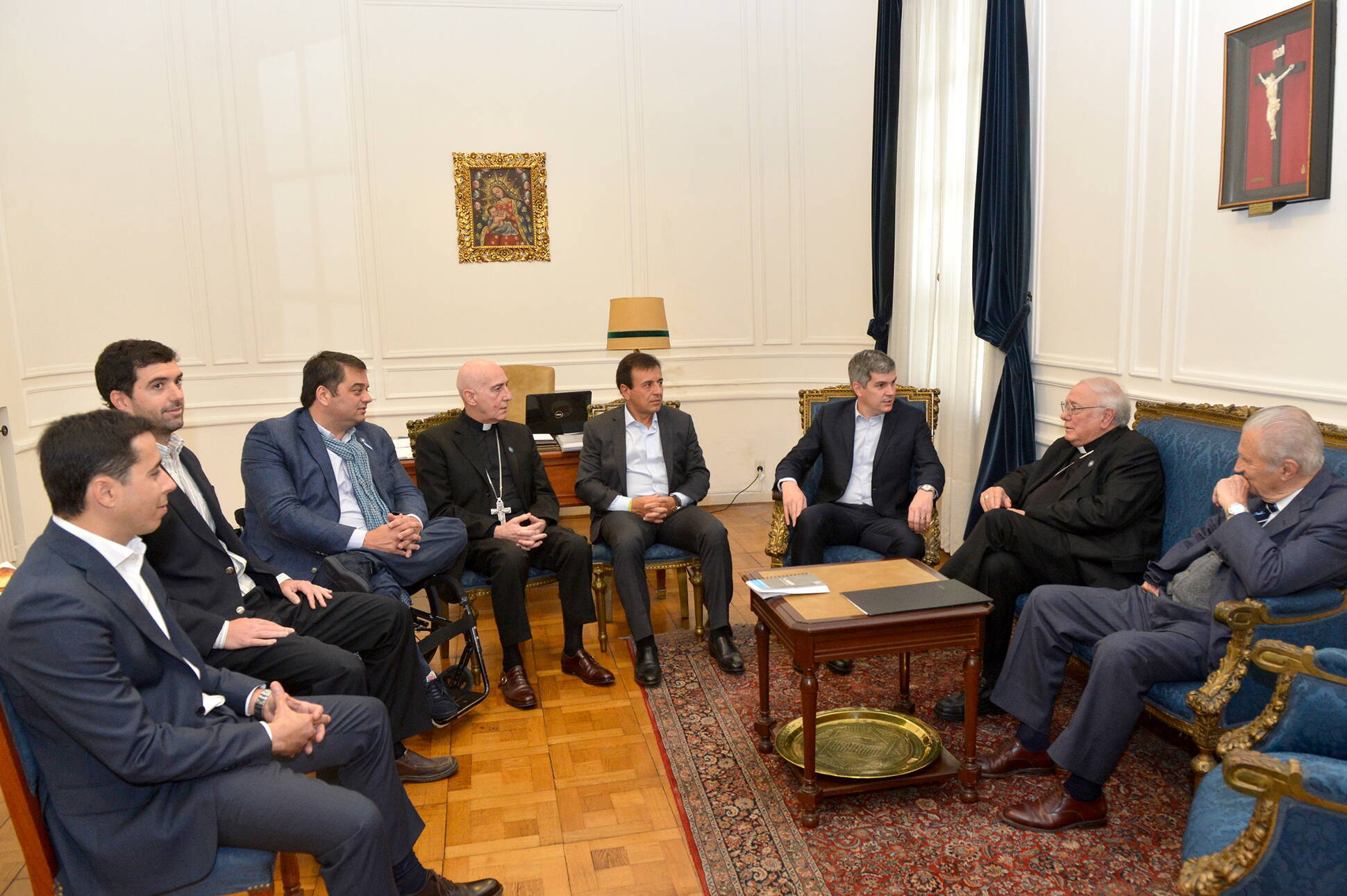 El Gobierno y la Iglesia destacaron los acuerdos entre los sectores de la producción y el trabajo