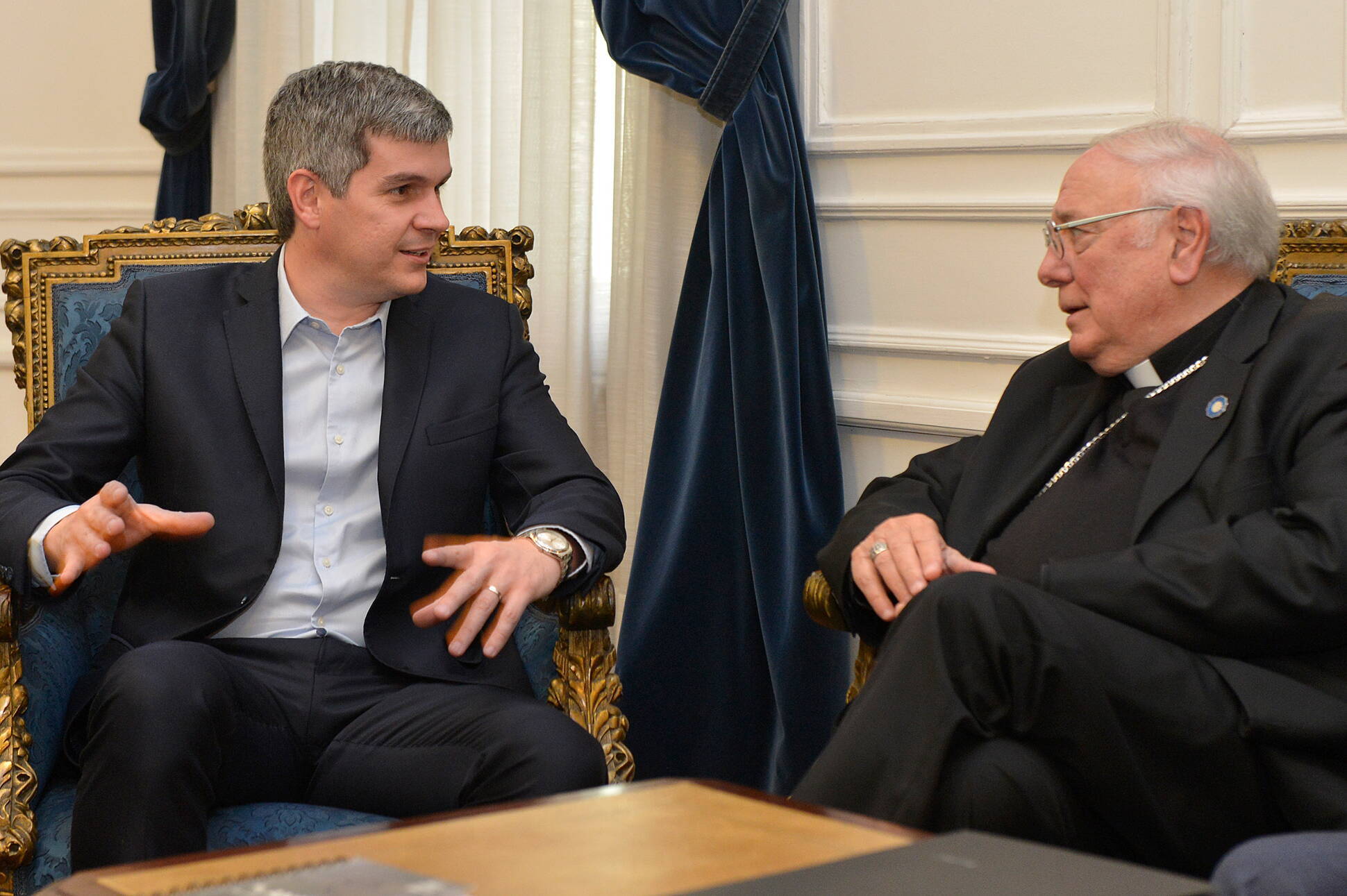 El Gobierno y la Iglesia destacaron los acuerdos entre los sectores de la producción y el trabajo