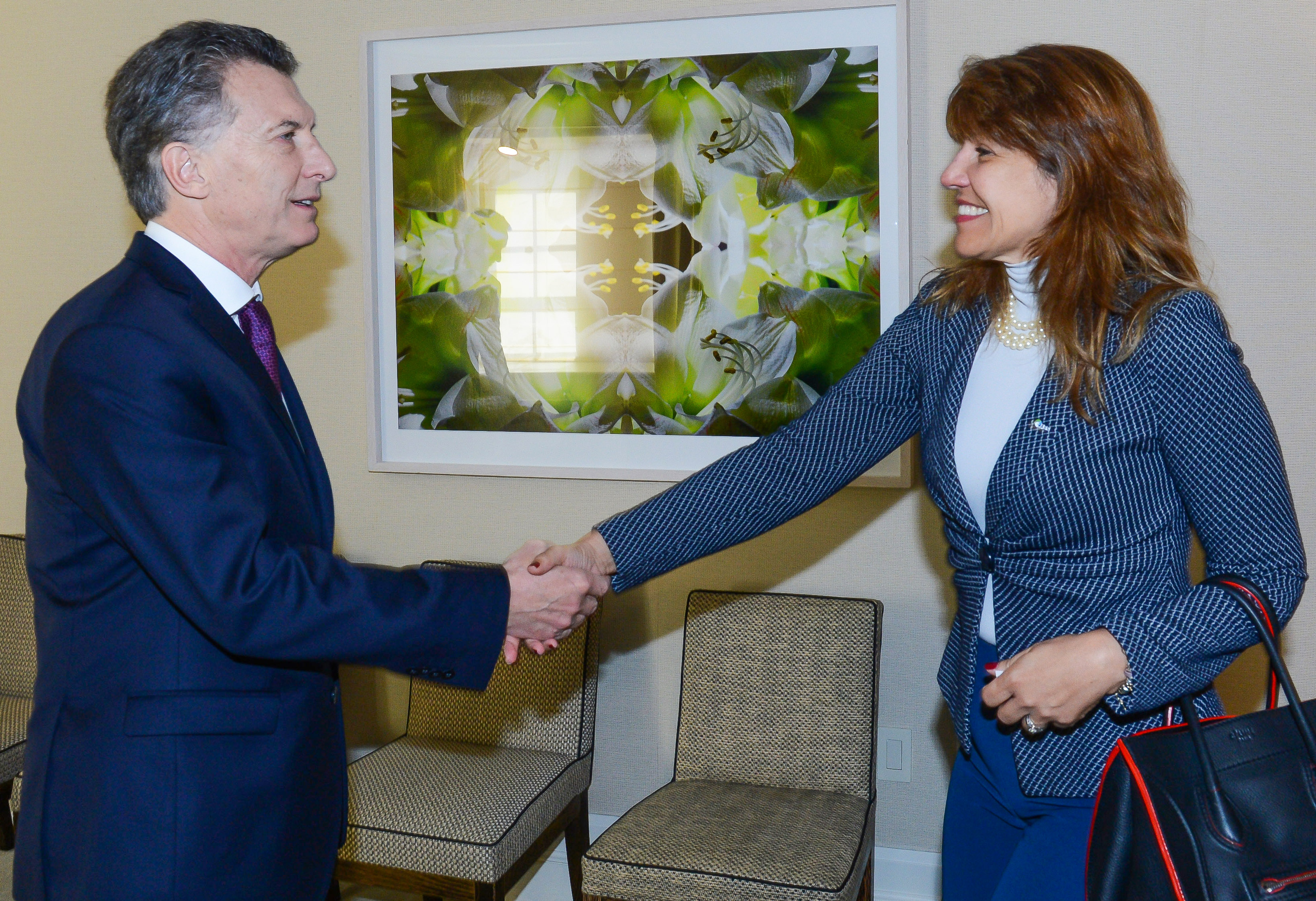 El presidente Mauricio Macri mantuvo encuentros con el titular del Foro Económico y con empresarios