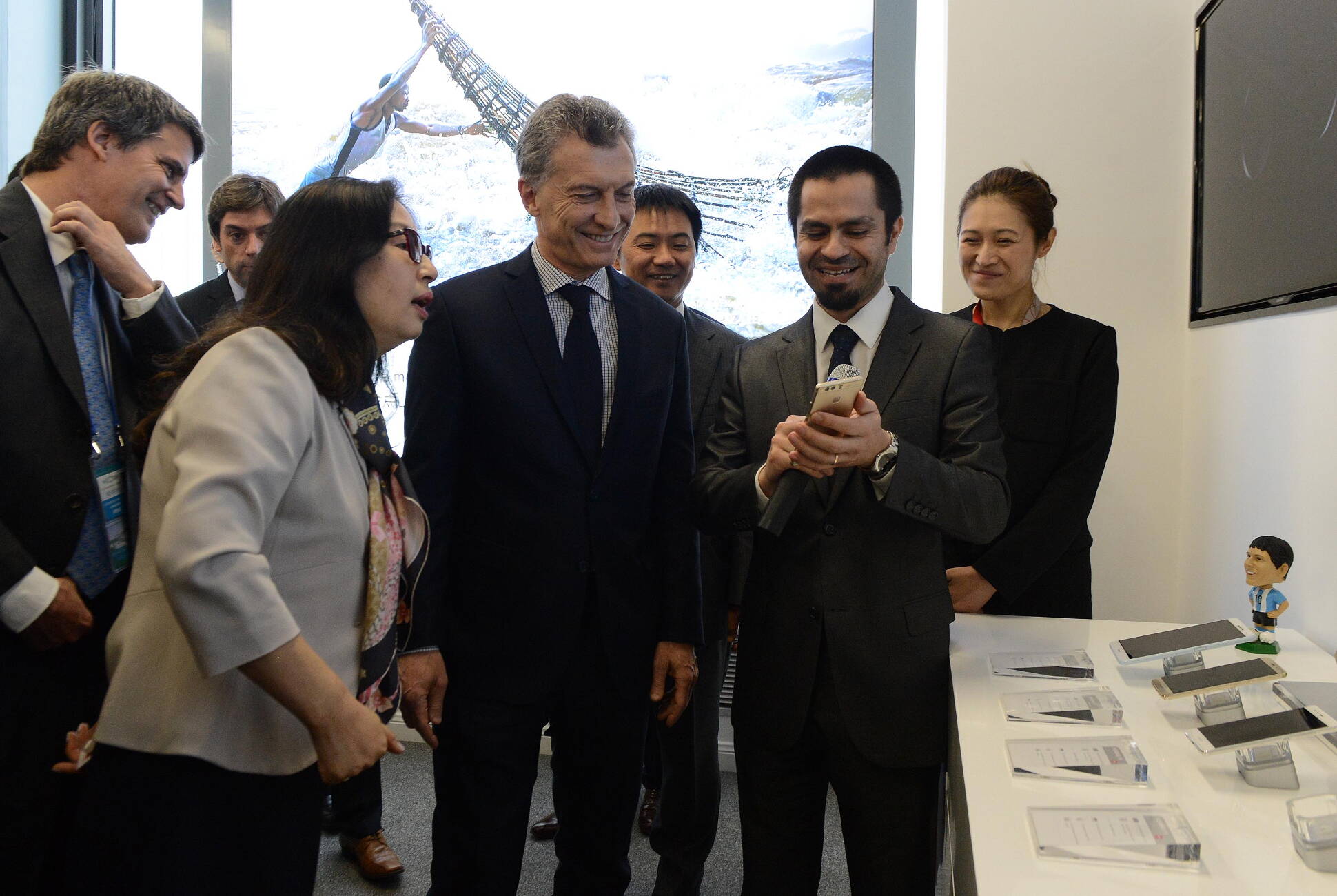 Macri se reunió con Yafang Sun, la titular de la empresa de desarrollo tecnológico Huawei