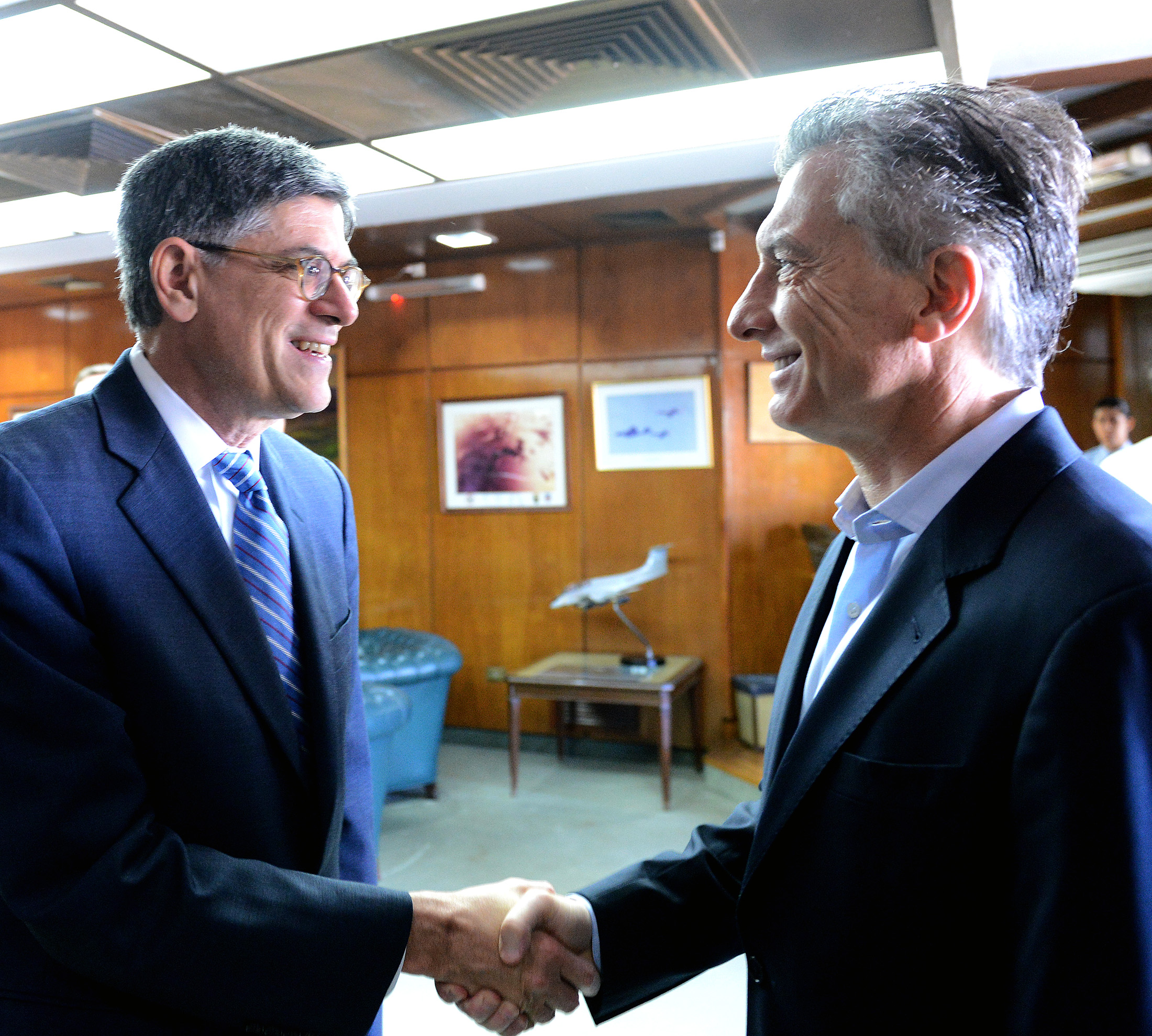 El Presidente se reunió con el secretario del Tesoro de EE.UU.