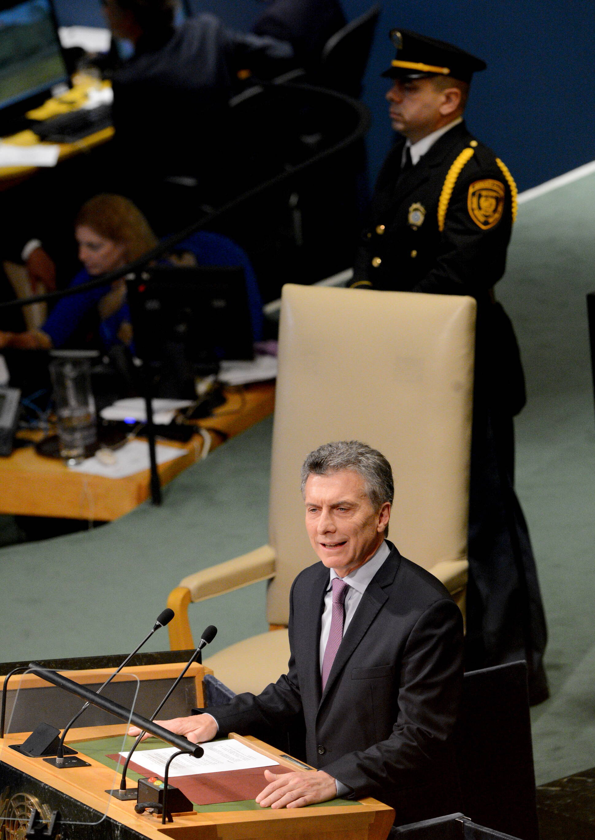 Macri hizo un llamado al diálogo por Malvinas y abogó en favor de un orden mundial que respete la diversidad