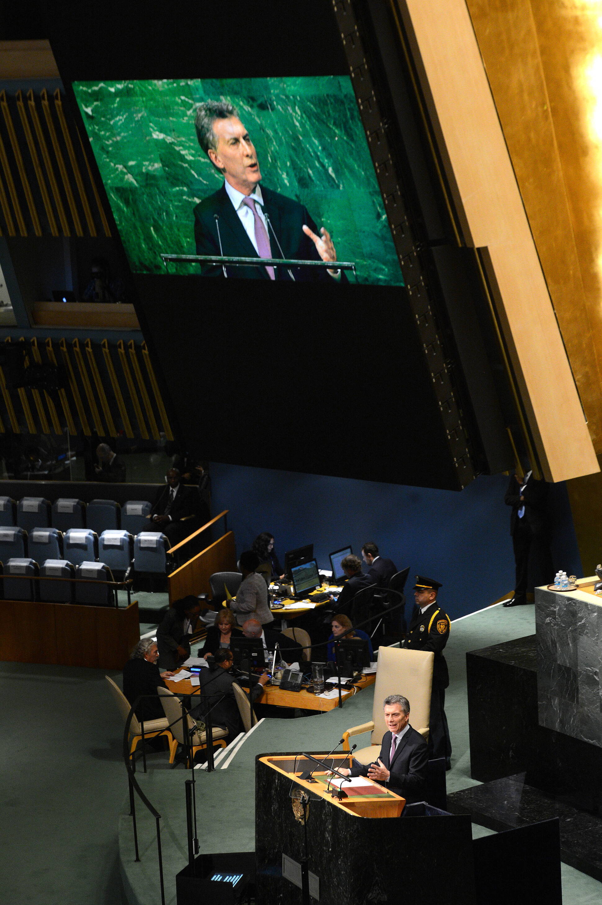 Macri hizo un llamado al diálogo por Malvinas y abogó en favor de un orden mundial que respete la diversidad