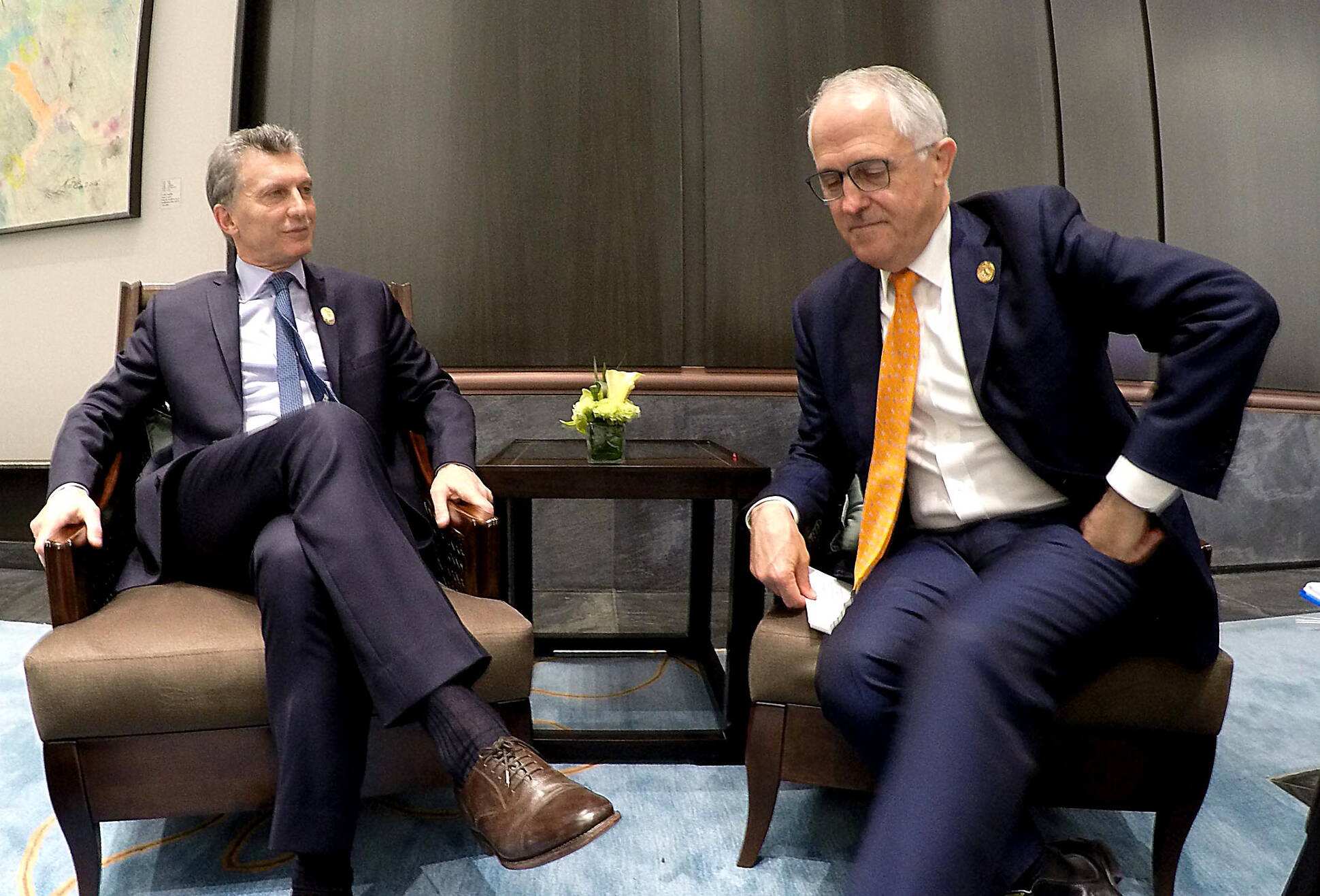 El presidente Macri se reunió con el primer ministro de Australia