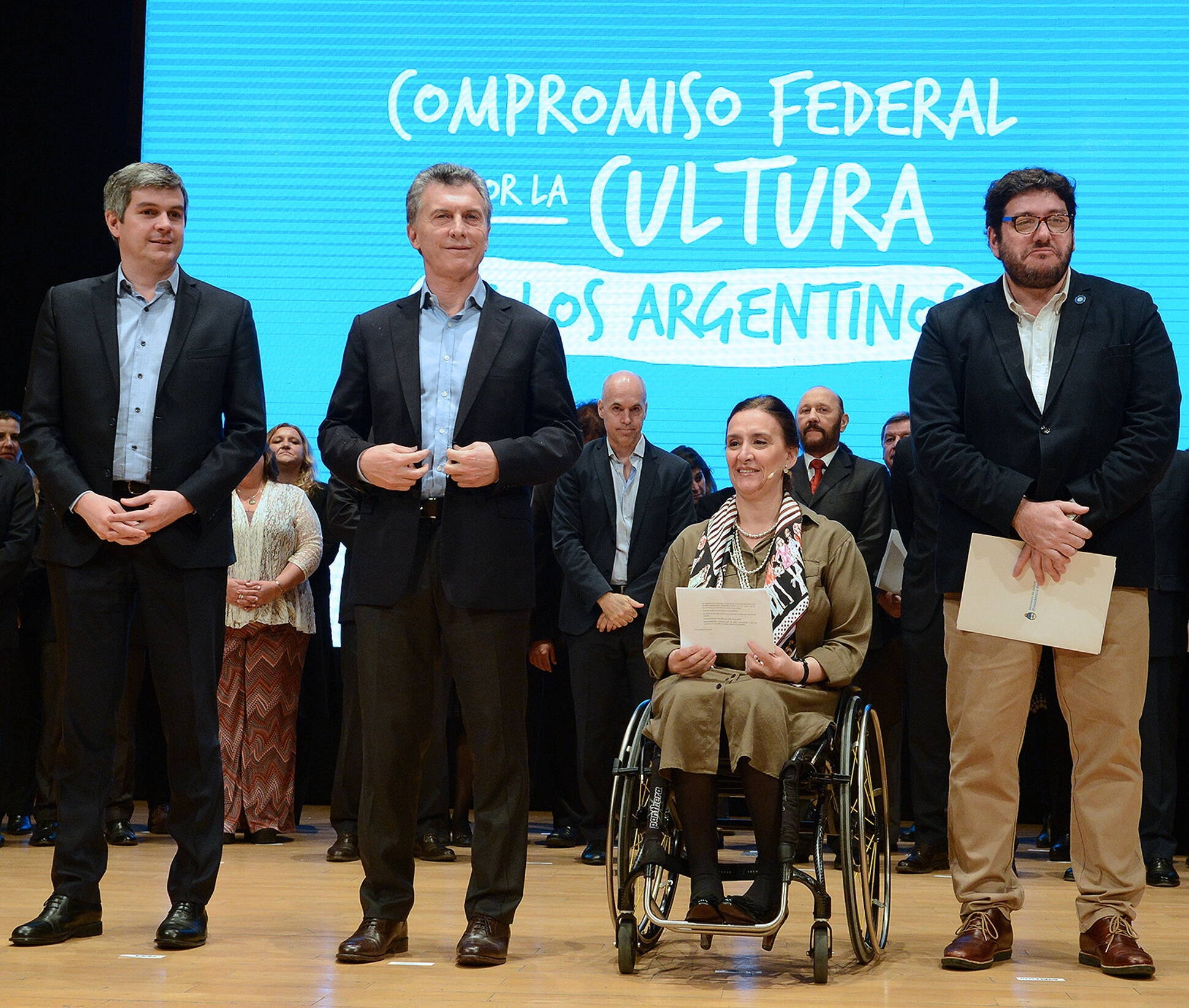 El presidente Macri presentó el Compromiso Federal por la cultura de los argentinos