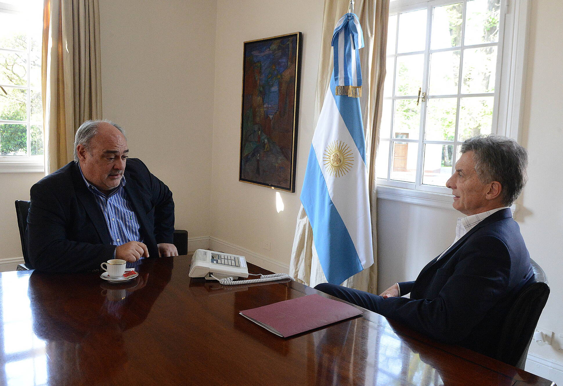 El presidente Mauricio Macri recibió al gobernador de Corrientes