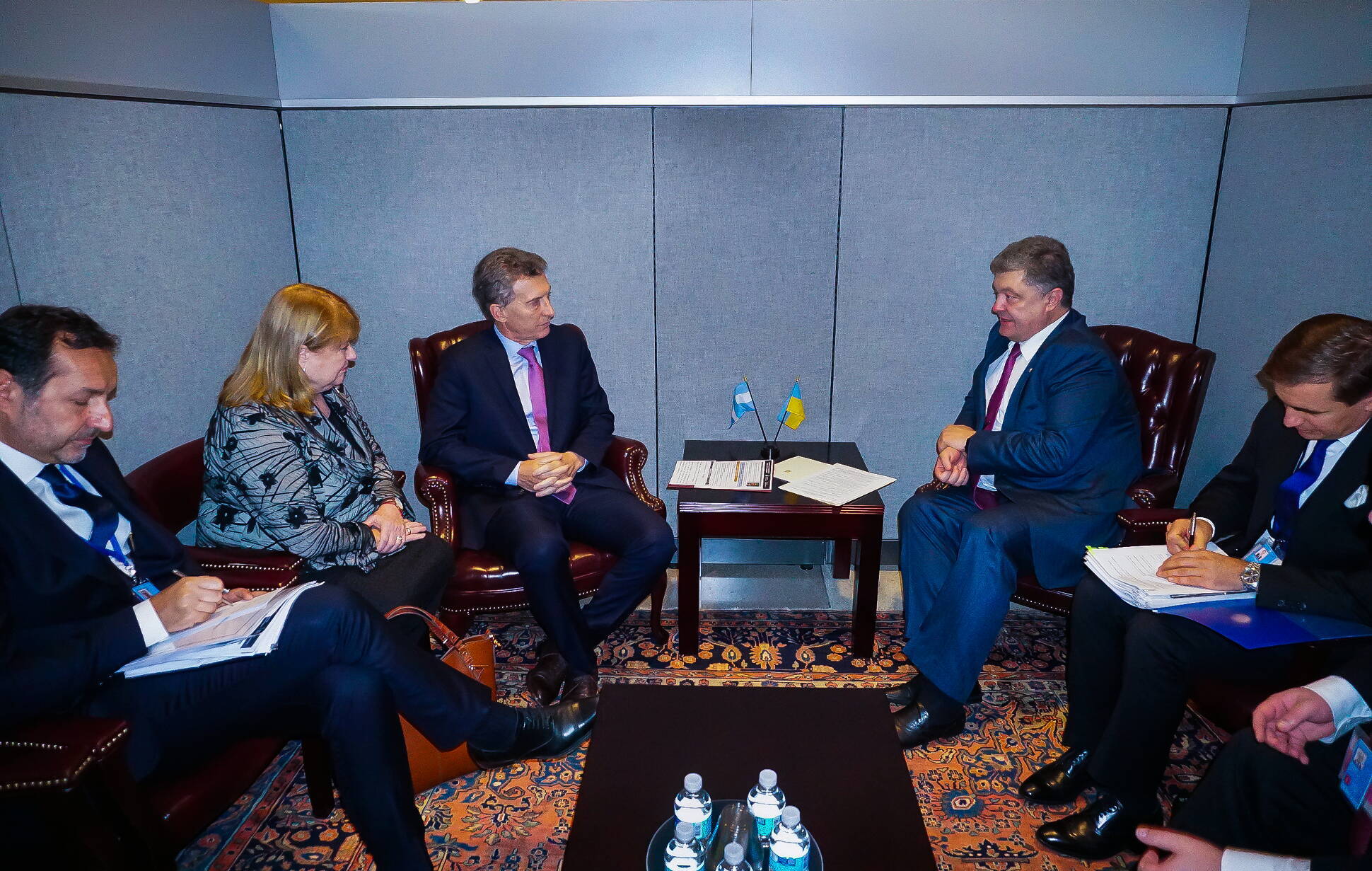 El presidente Mauricio Macri mantuvo una reunión bilateral con su par de Ucrania