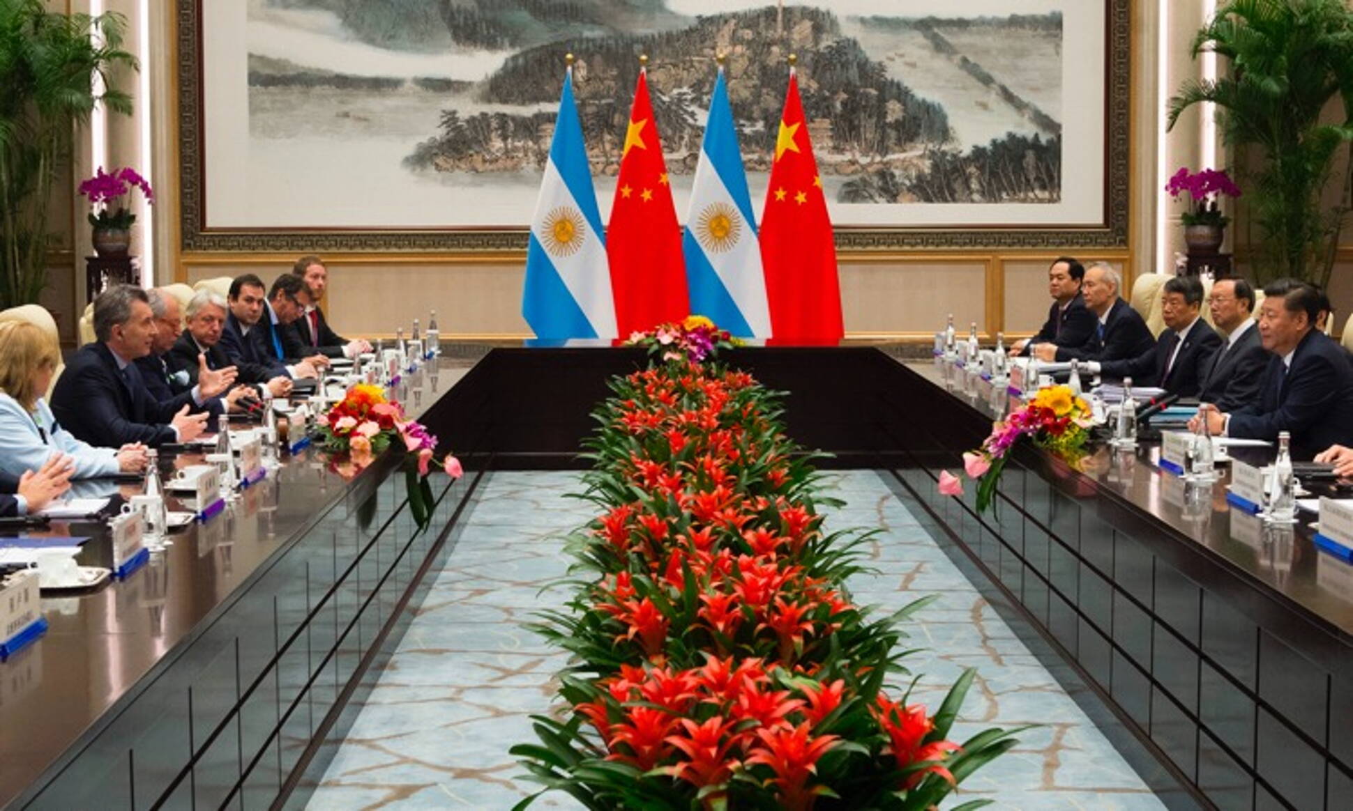 El presidente Macri y su par chino coincidieron en potenciar las relaciones comerciales y culturales