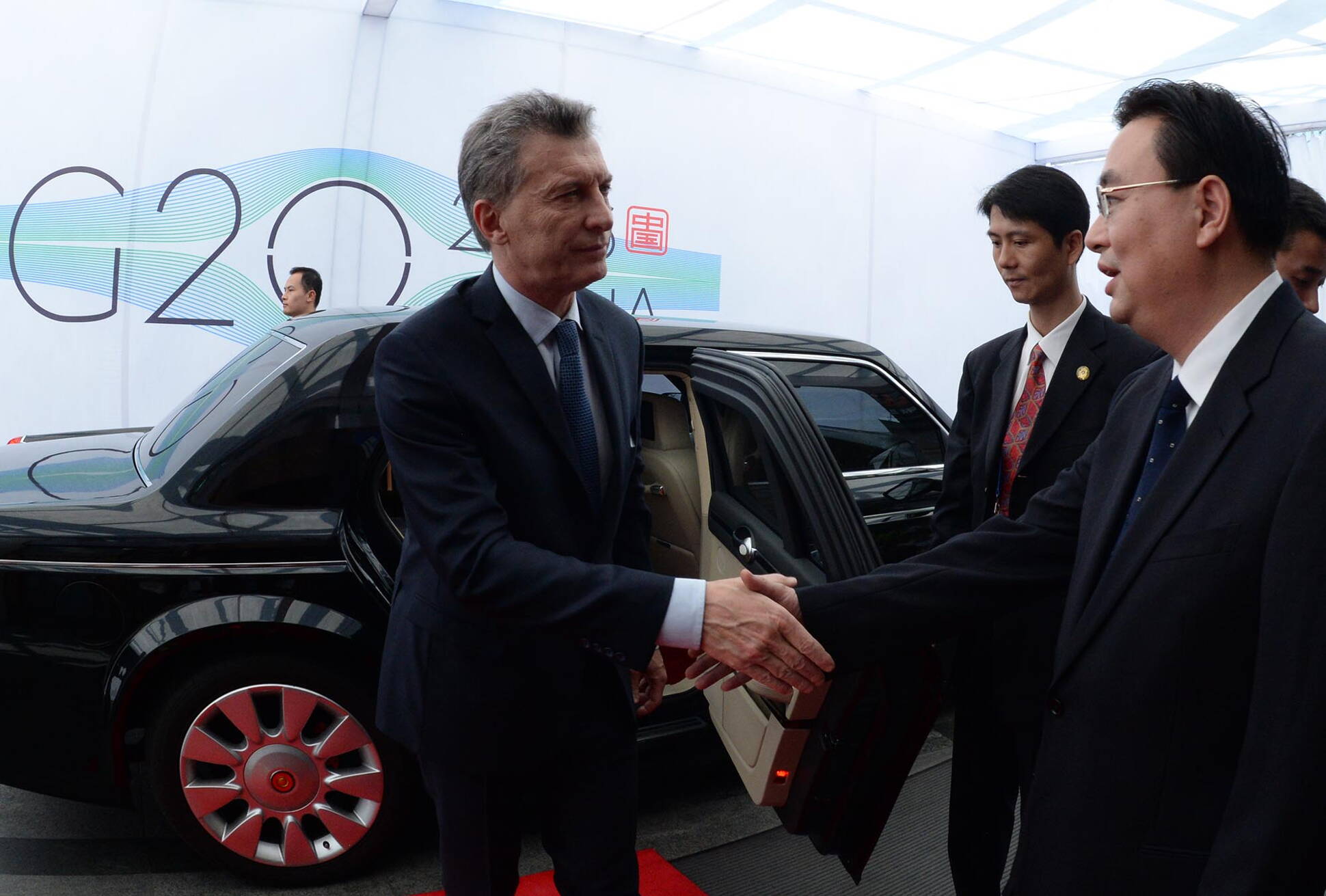 El presidente Mauricio Macri llegó a China para participar de la reunión del G20
