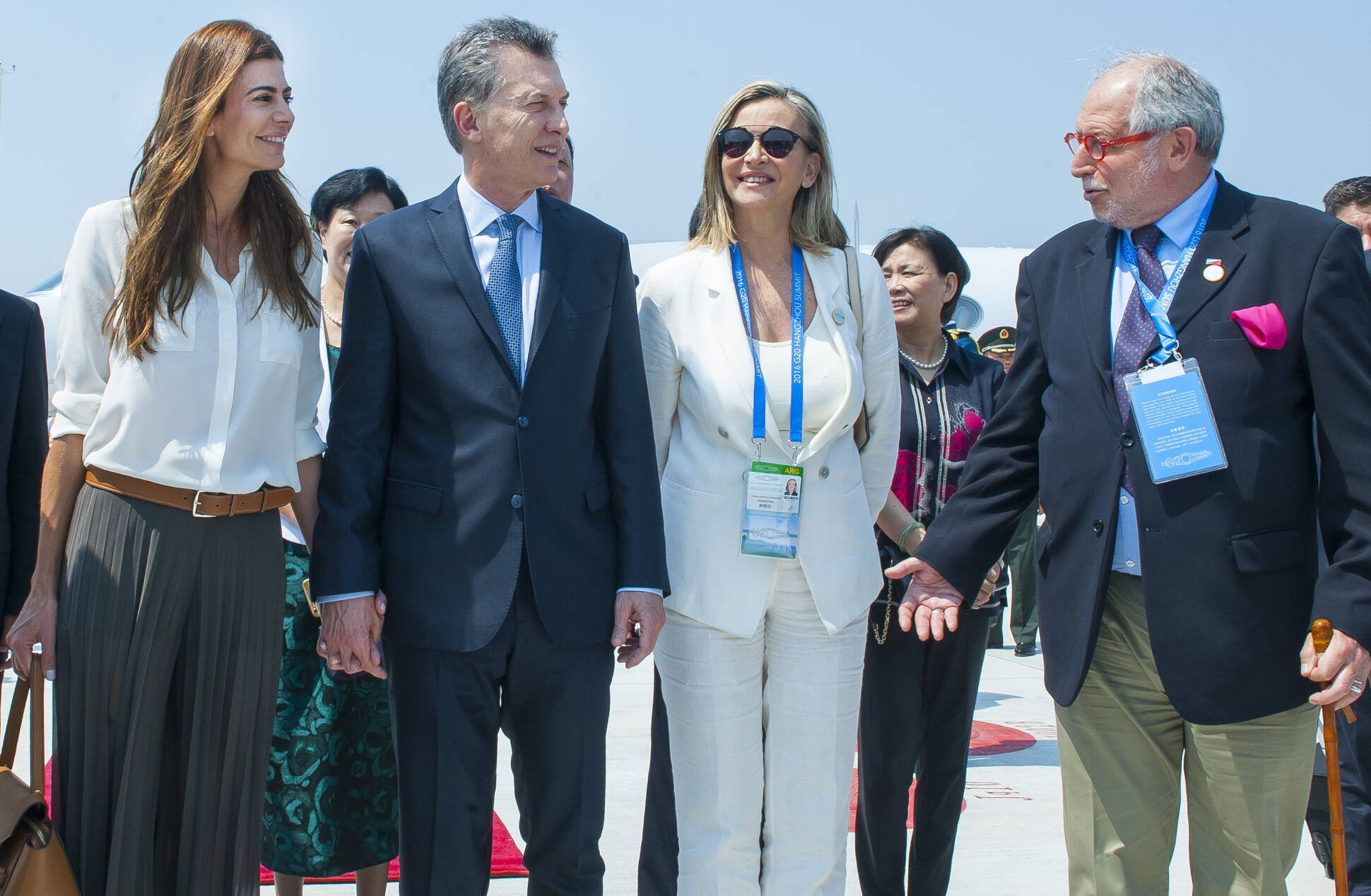 El presidente Mauricio Macri llegó a China para participar de la reunión del G20
