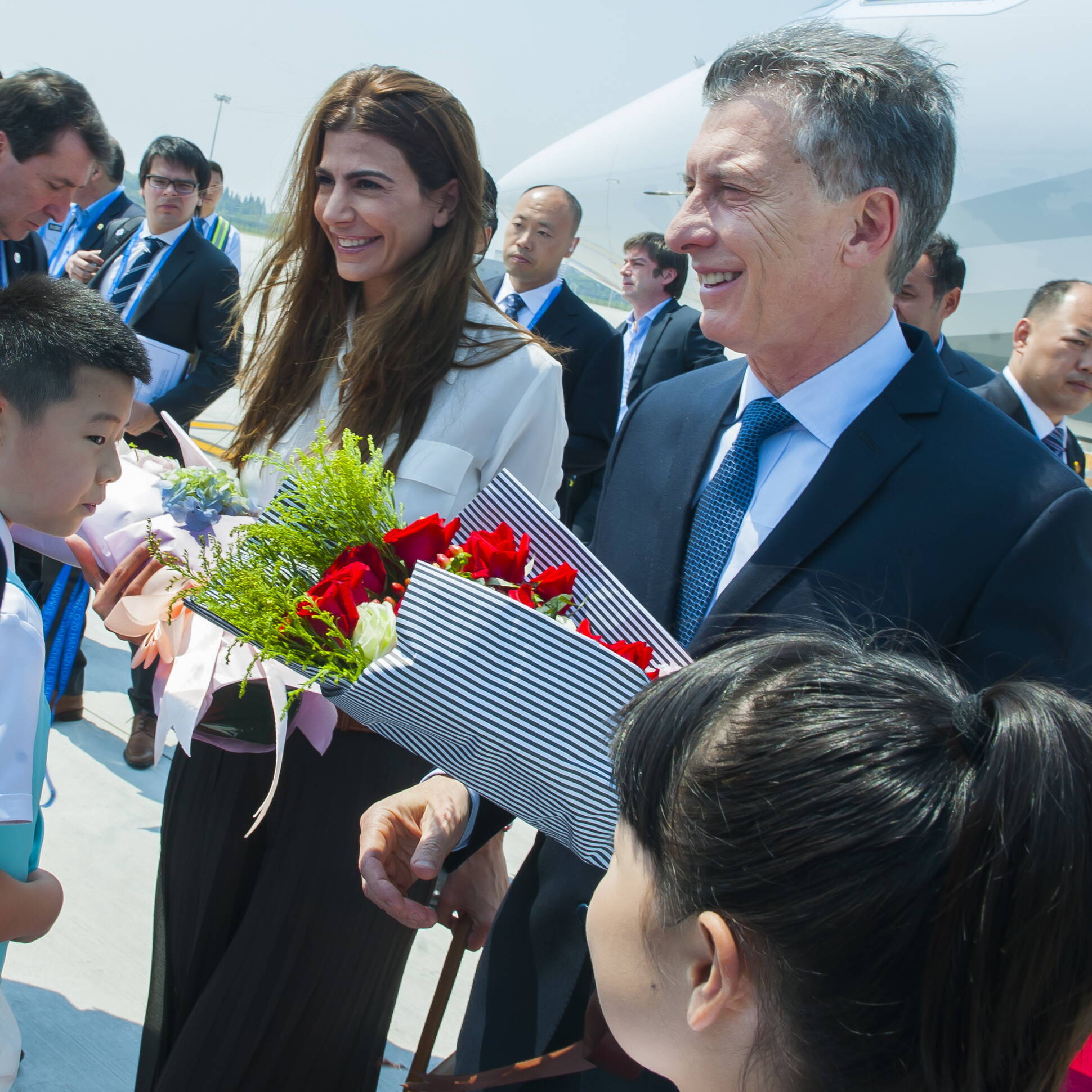 El presidente Mauricio Macri llegó a China para participar de la reunión del G20