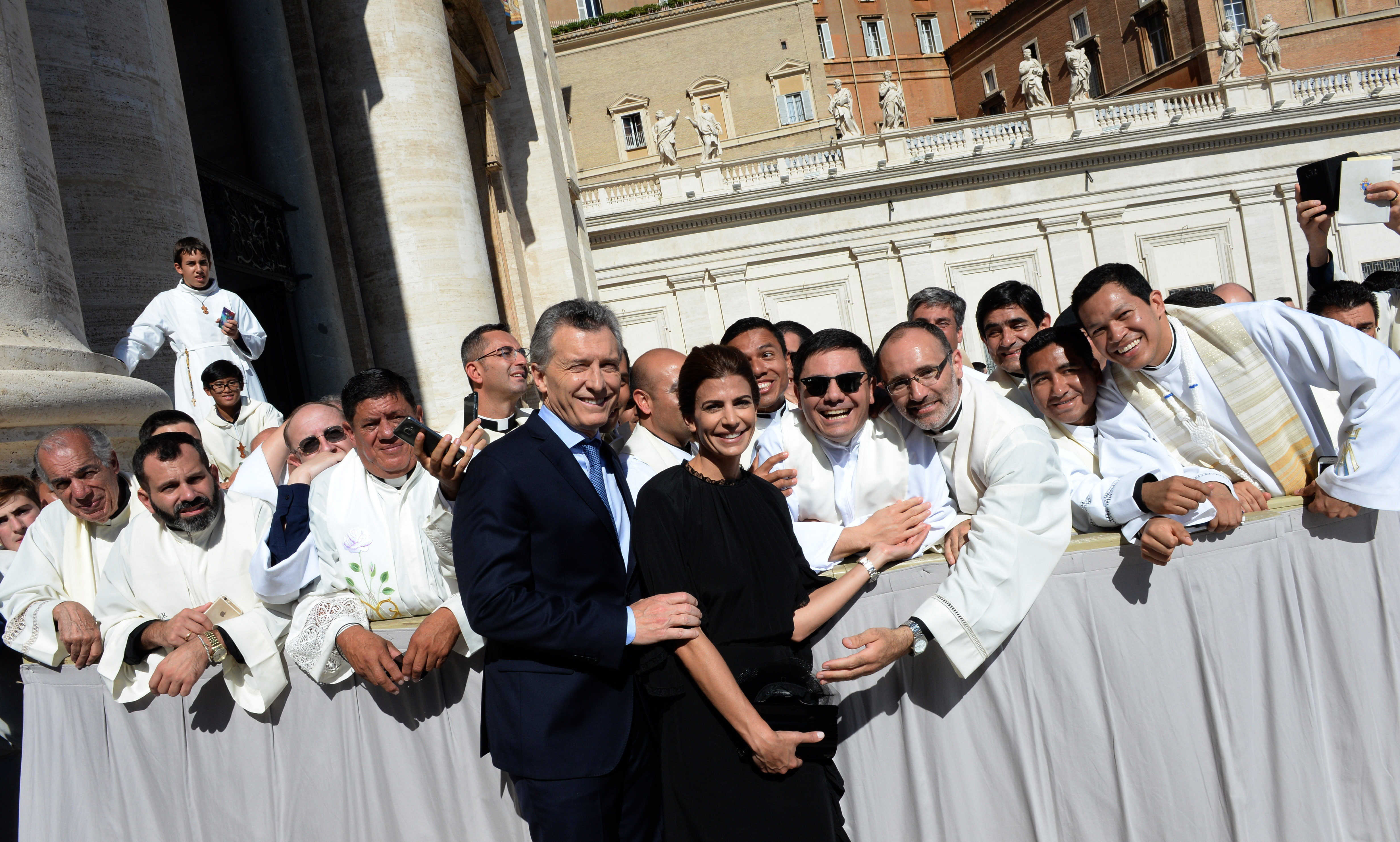 Macri asistió a la ceremonia de canonización del cura Brochero