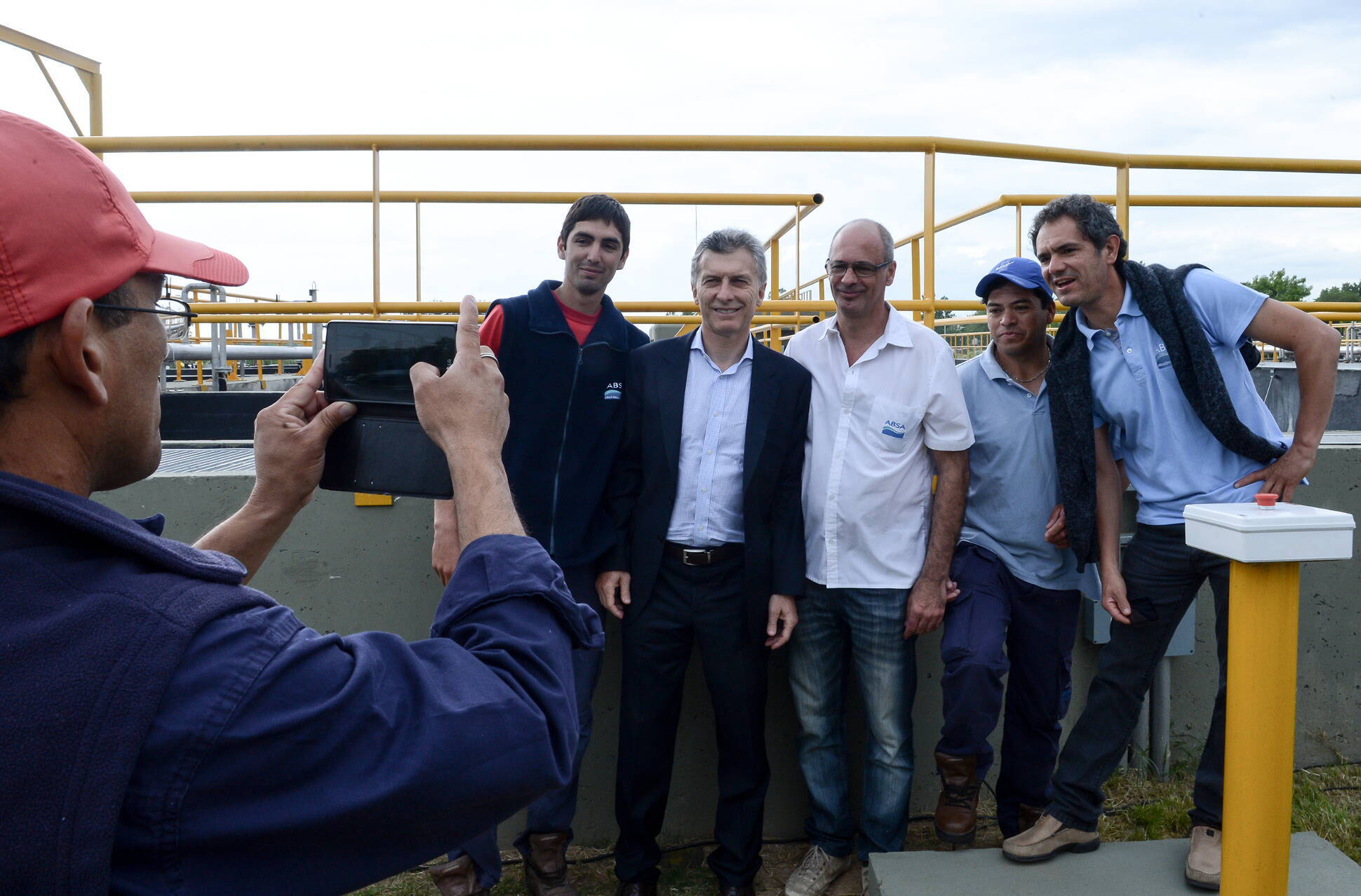 El presidente Macri inauguró dos plantas de saneamiento en el municipio bonaerense de Marcos Paz