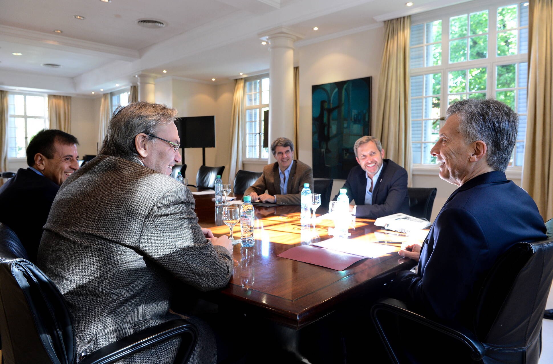 El presidente Mauricio Macri encabezó una reunión de coordinación de Gobierno