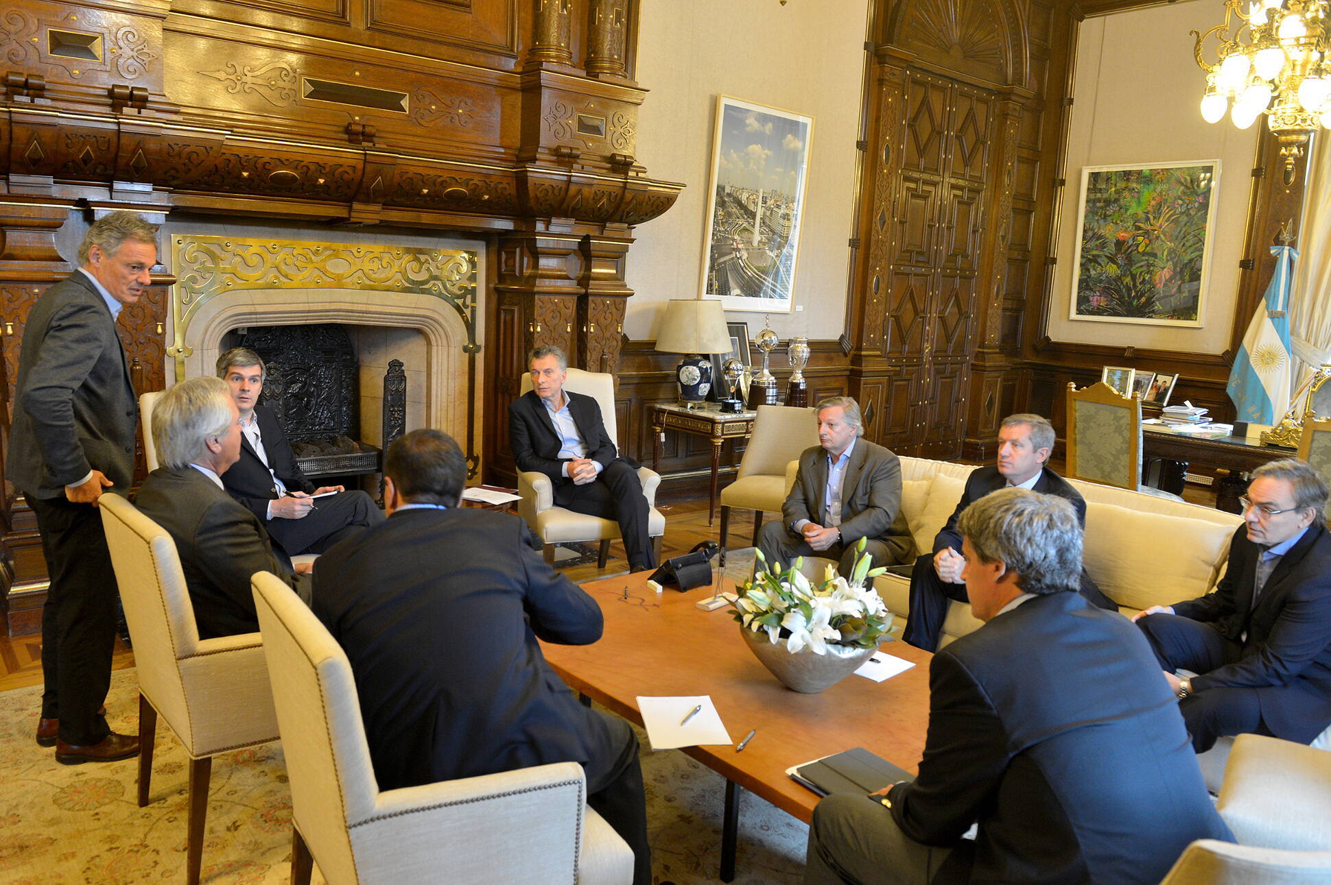 Mauricio Macri mantuvo una reunión de gestión de Gobierno