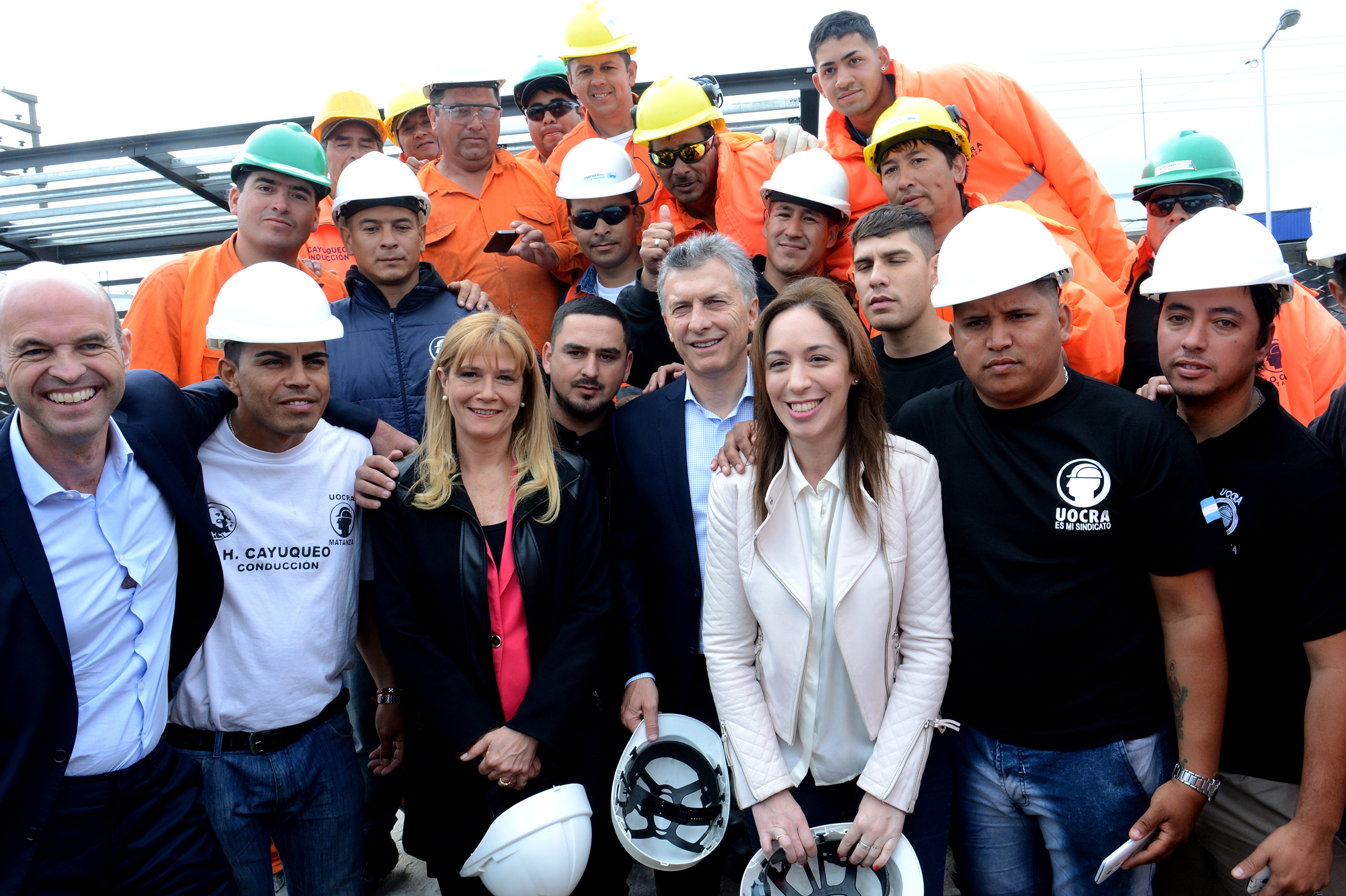 El presidente Macri recorrió las obras del Metrobus de La Matanza