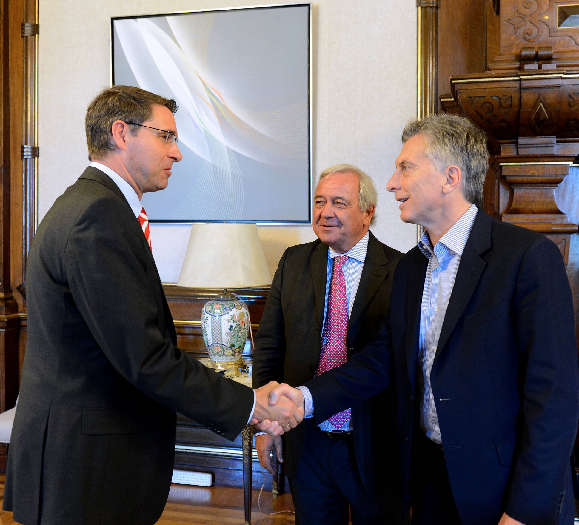 El presidente Macri recibió al CEO de Deutsche Post