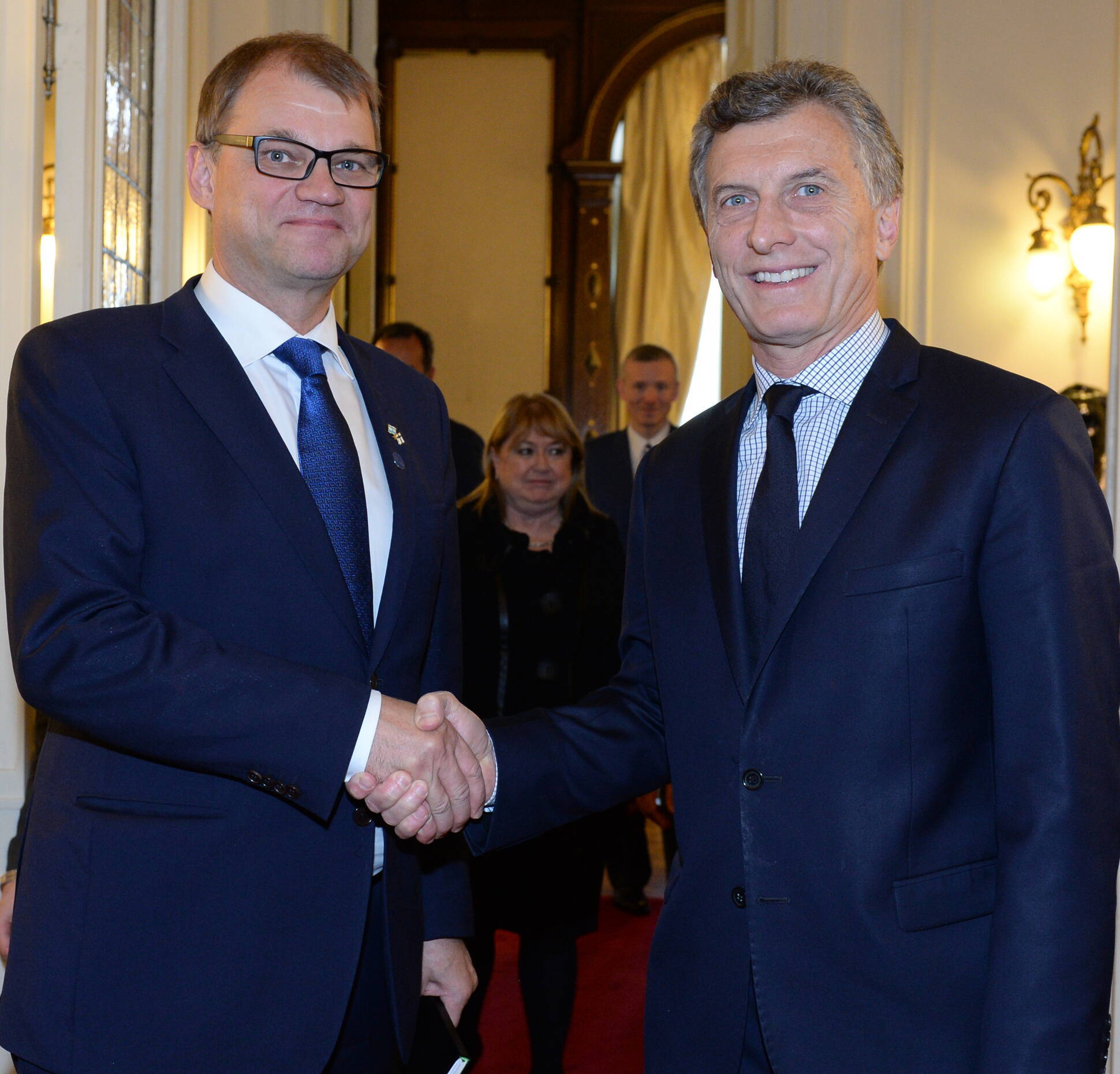 El presidente Mauricio Macri se reunió con el Primer Ministro de Finlandia