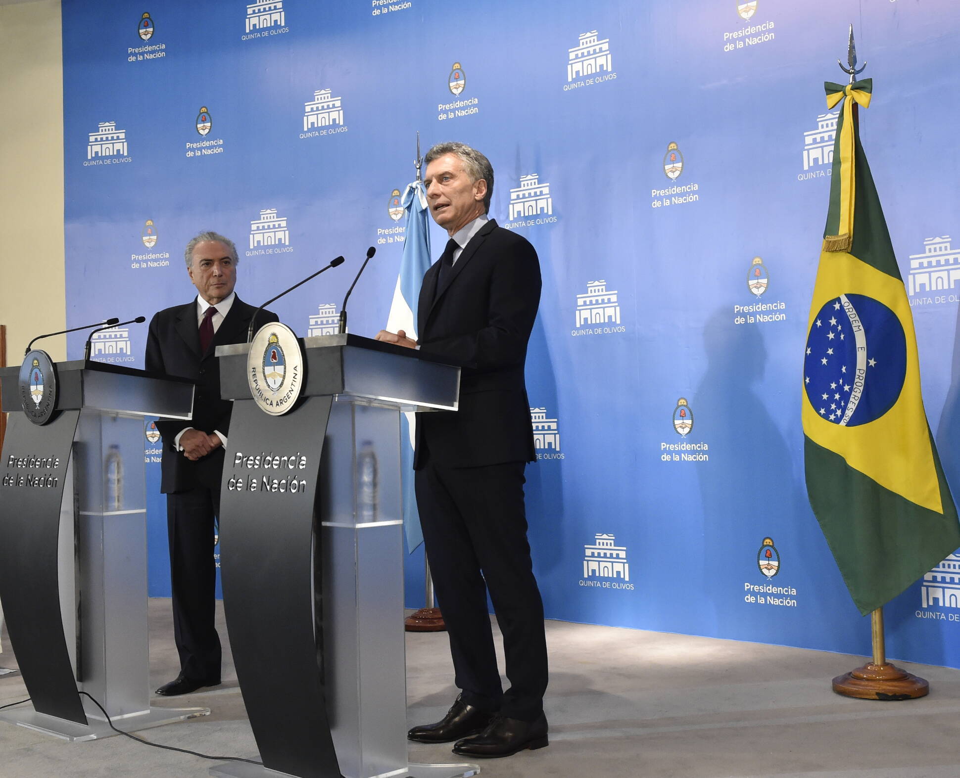 Macri y Temer ratificaron el compromiso de fortalecer al Mercosur