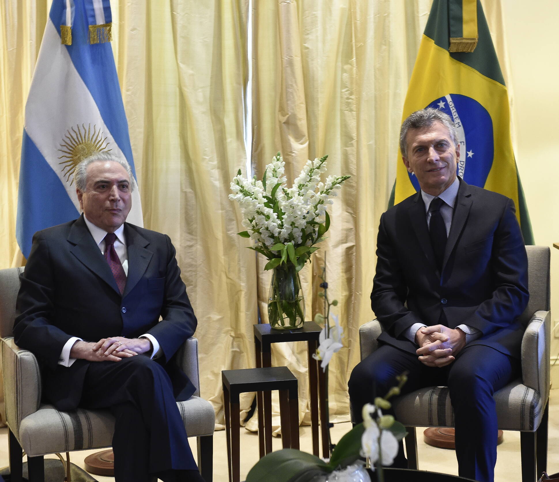Macri y Temer ratificaron el compromiso de fortalecer al Mercosur