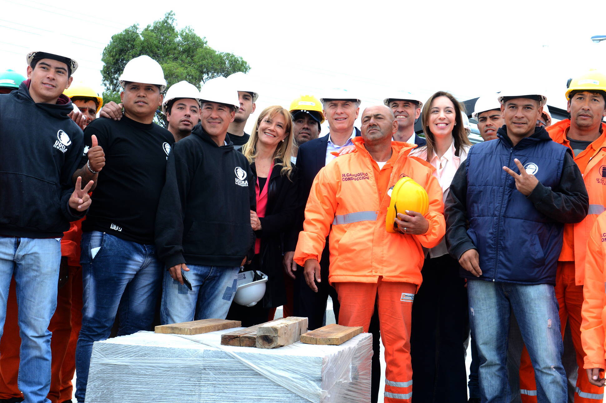 El presidente Macri recorrió las obras del Metrobus de La Matanza