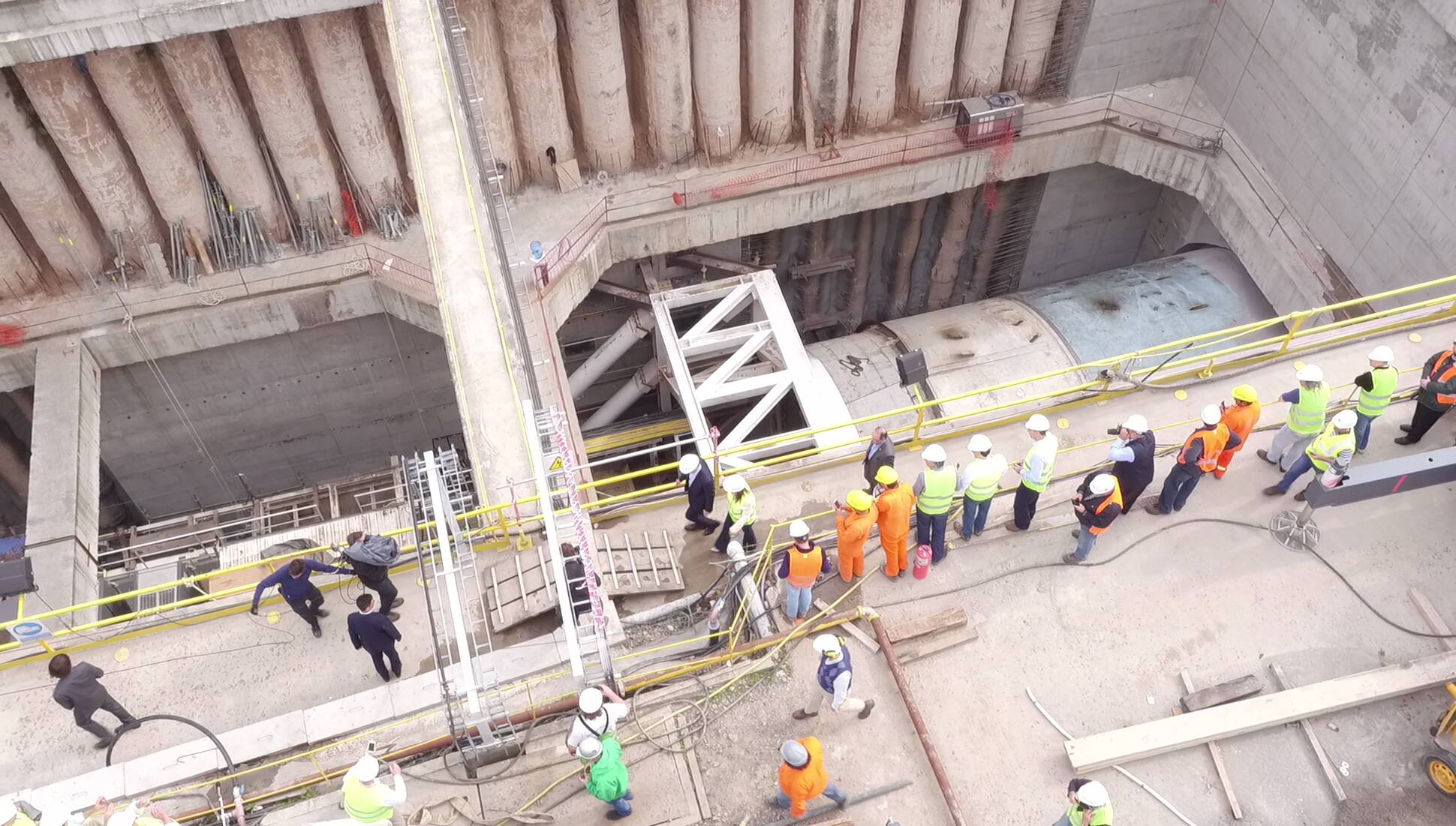 El Presidente puso en marcha las obras del soterramiento del Ferrocarril Sarmiento