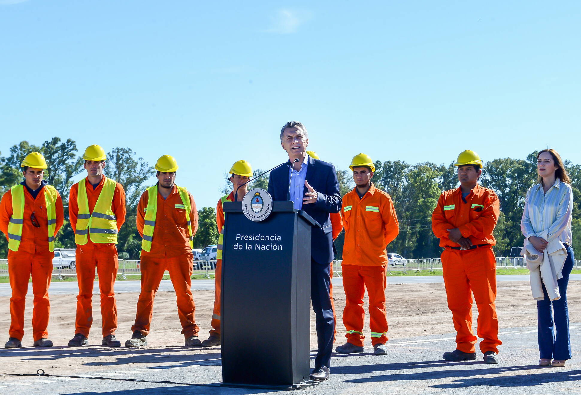 El presidente Macri presentó el nuevo tramo de la Ruta 5 en Luján