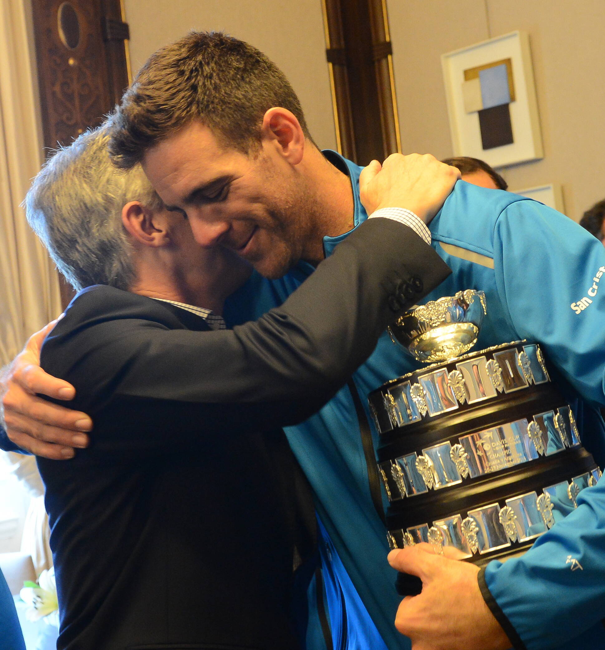 El presidente Macri recibió al equipo campeón de la Copa Davis