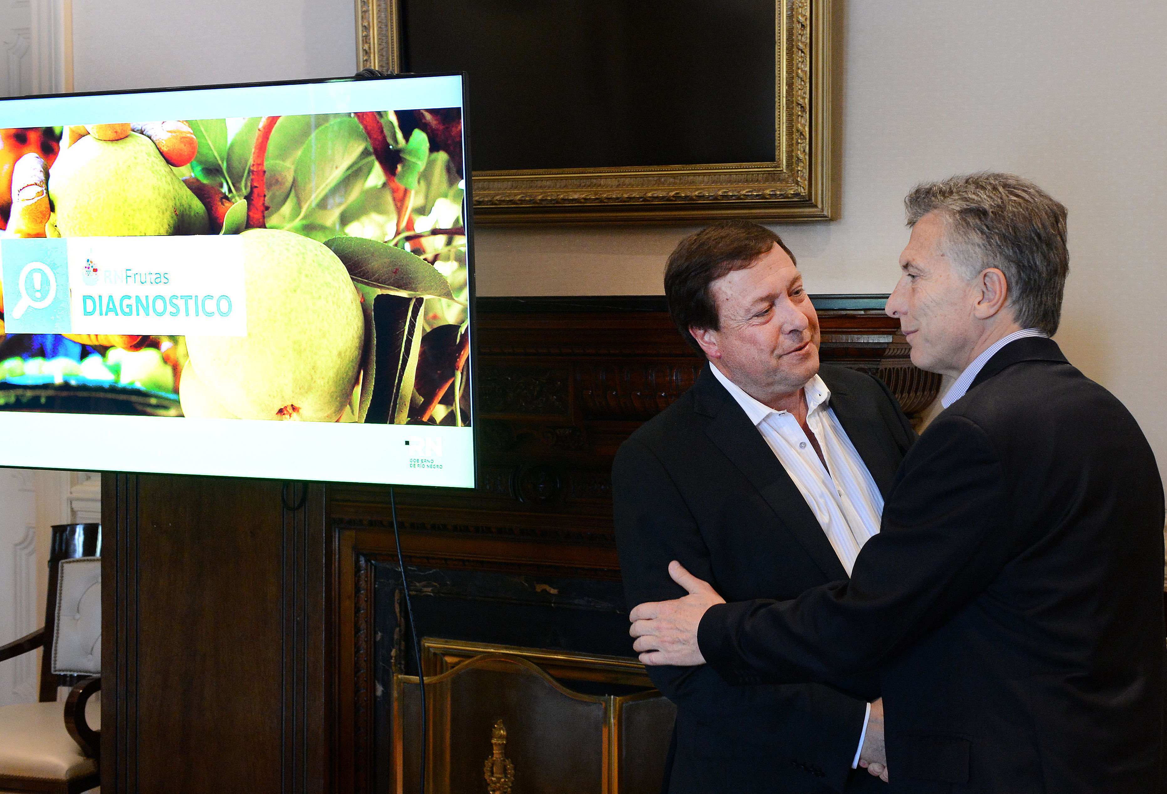 El presidente Mauricio Macri recibió al gobernador de Río Negro, Alberto Weretilneck