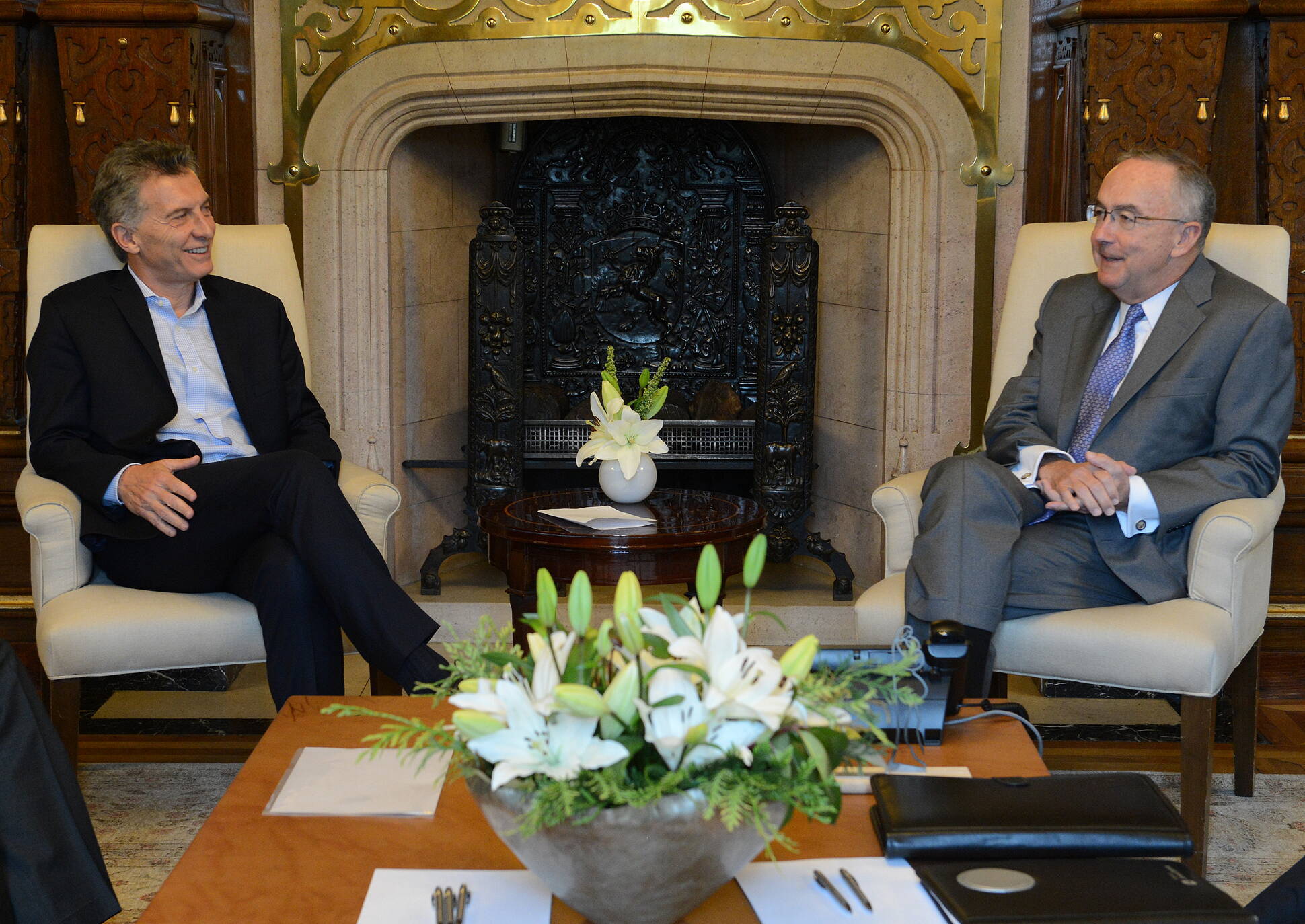 El presidente Mauricio Macri recibió al CEO de la empresa John Deere
