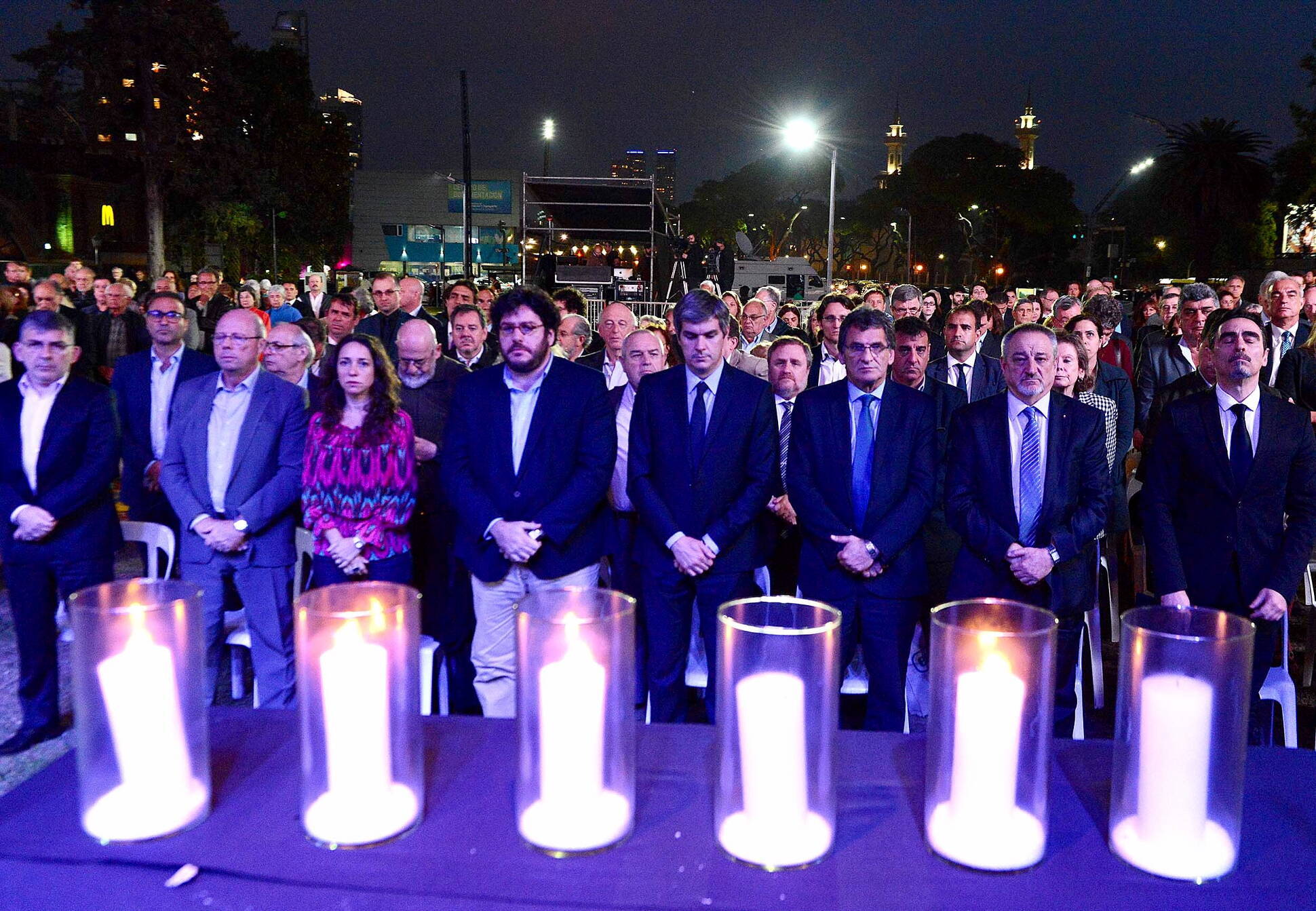 Peña participó de la conmemoración de la “Noche de los Cristales Rotos”