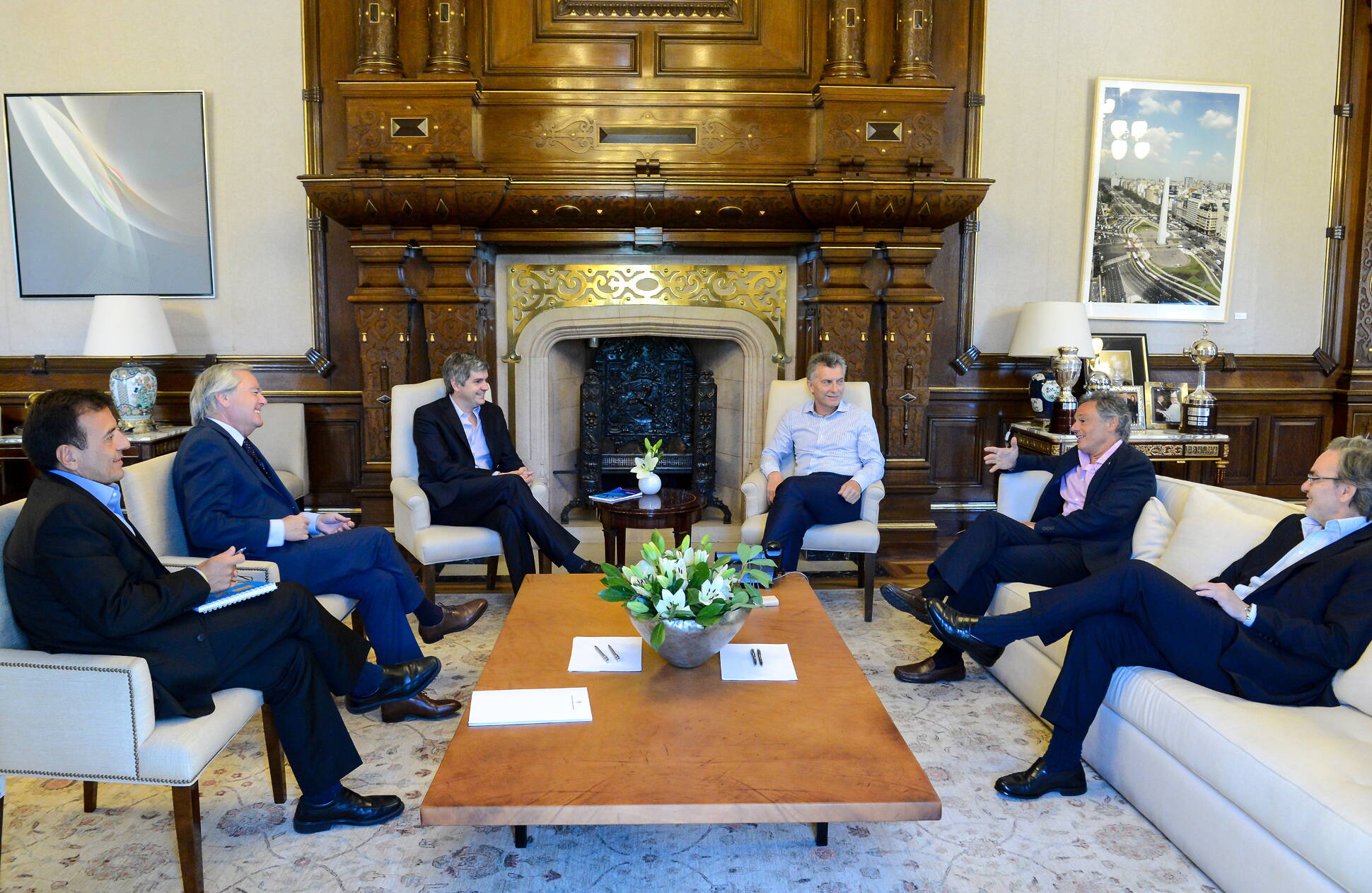 El presidente Macri mantuvo una reunión de coordinación de Gobierno
