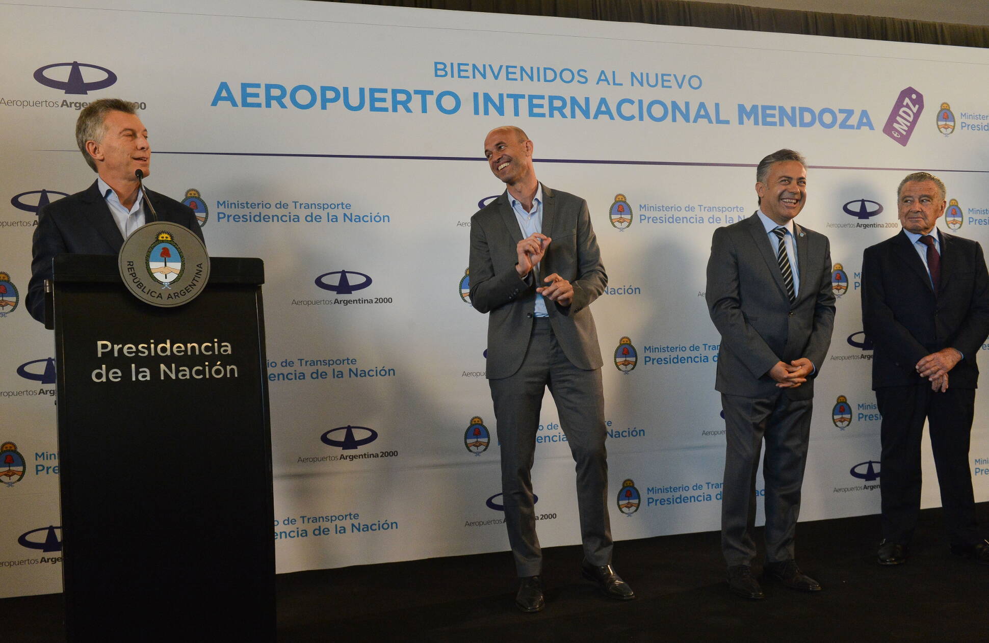 El presidente Macri encabezó la reinauguración del aeropuerto internacional de Mendoza